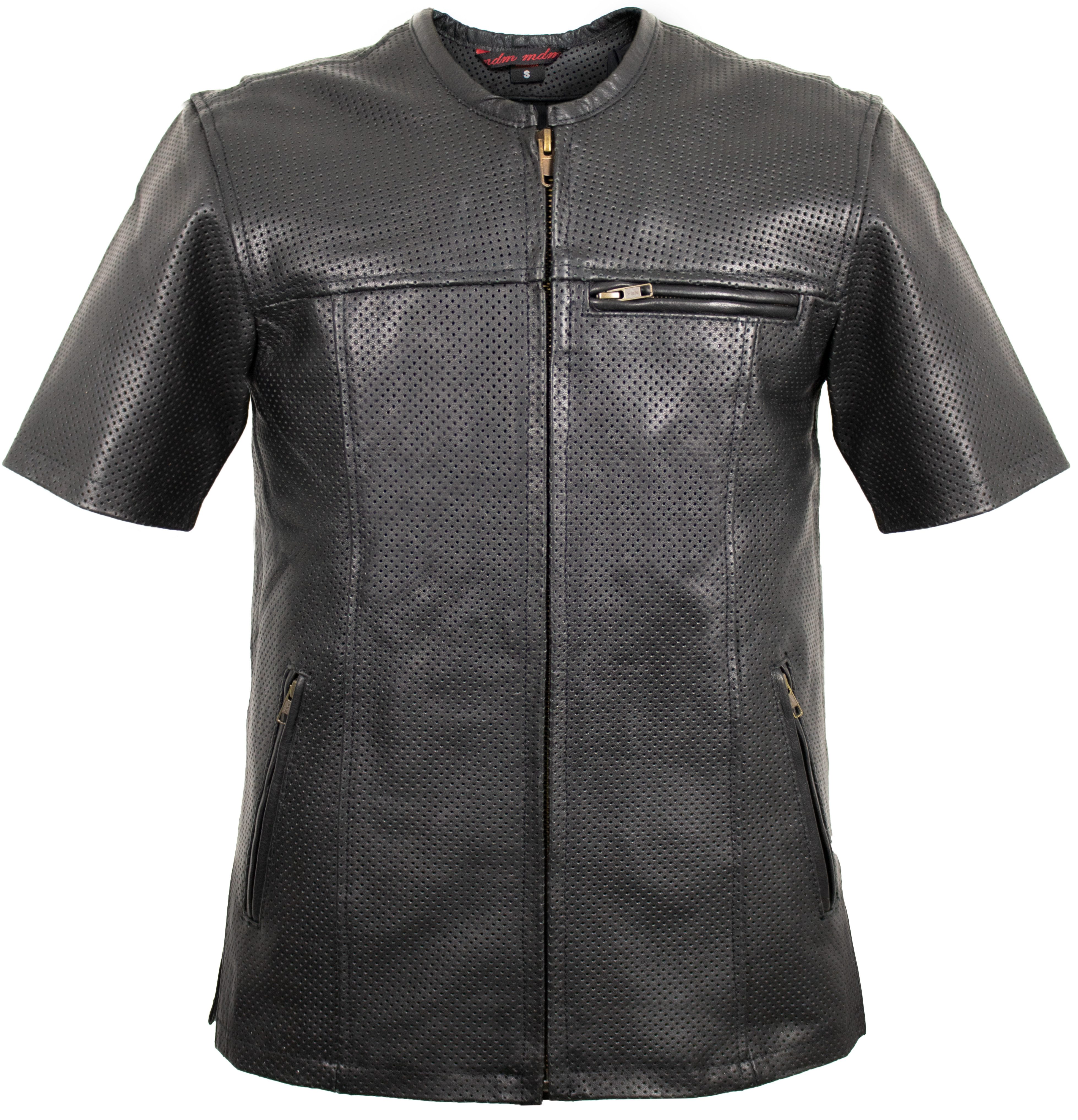 MDM Kurzarmhemd Biker Hemd, Weste mit günstig online kaufen