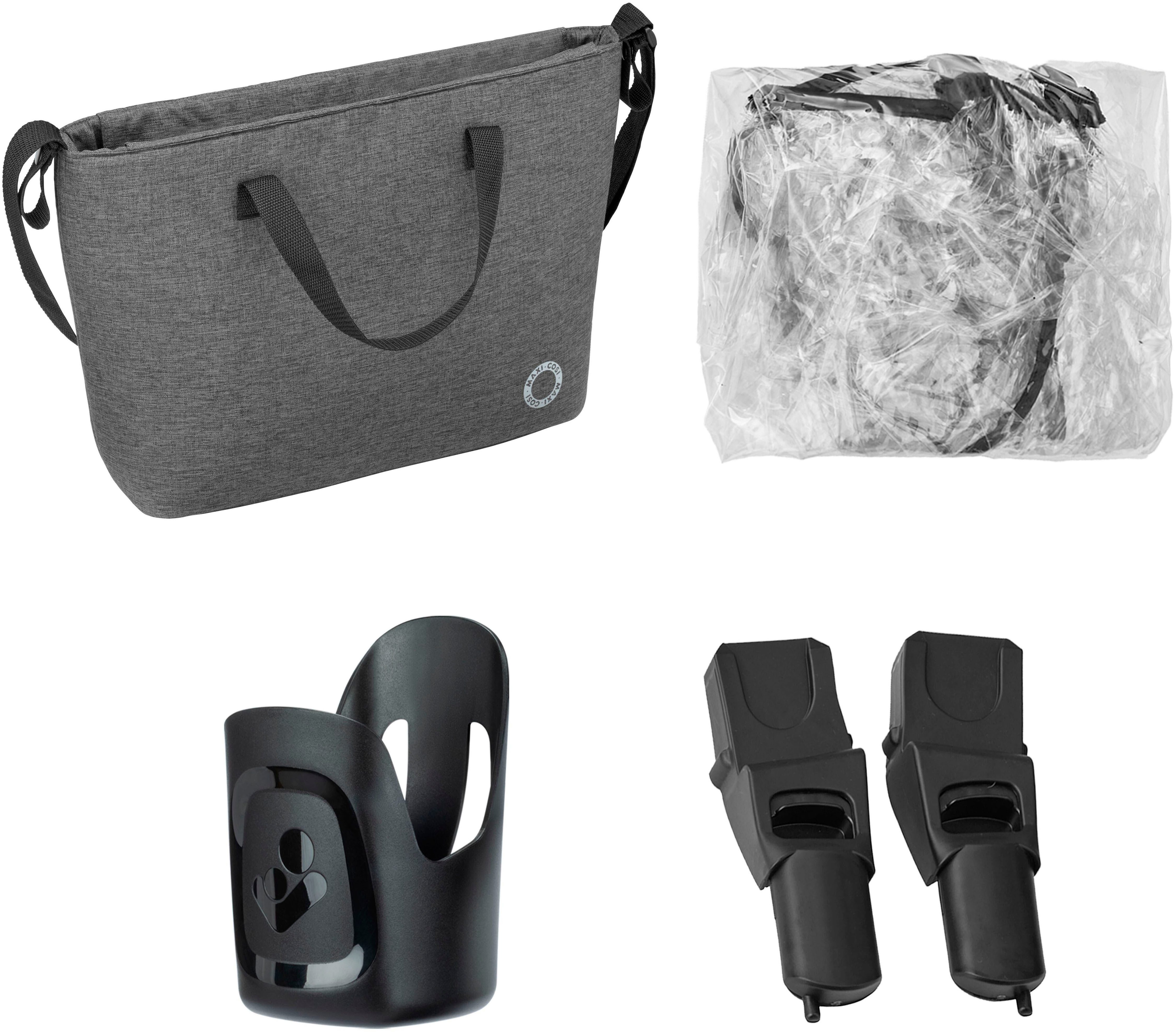 Maxi-Cosi Kombi-Kinderwagen Zelia S TRIO2, (Set), inkl. Babyschale, Regenschutz und 2-in-1 Kinderwagensitz/Babywanne