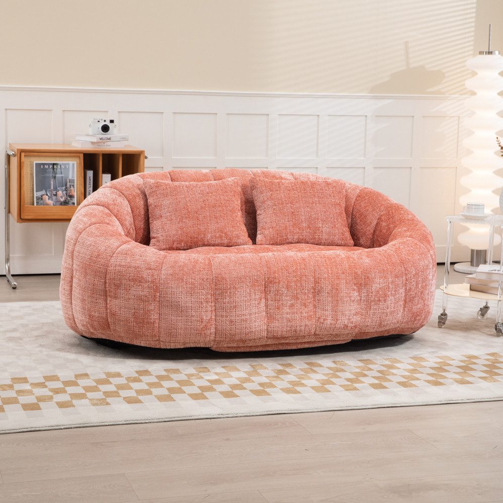 BBWL Sofa Bean Bag Sofa Lazy aus Chenille mit hohem Rücken, Soft Lounge Sitzsack für Erwachsene und Kinder