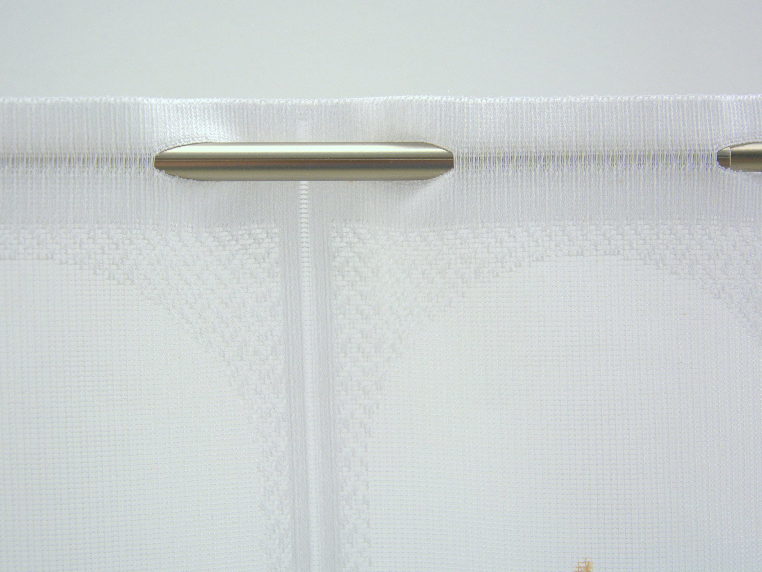 Clever-Kauf-24 Scheibengardine Scheibengardine Kaffee Tasse, Höhe 90cm, tra günstig online kaufen