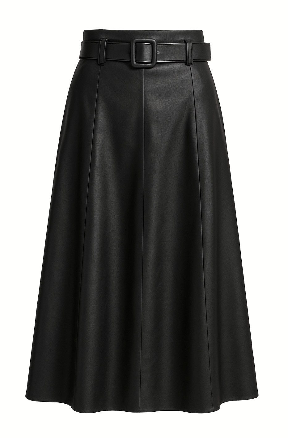 Mississhop Lederimitatrock Damen A-Linien Rock mit günstig online kaufen