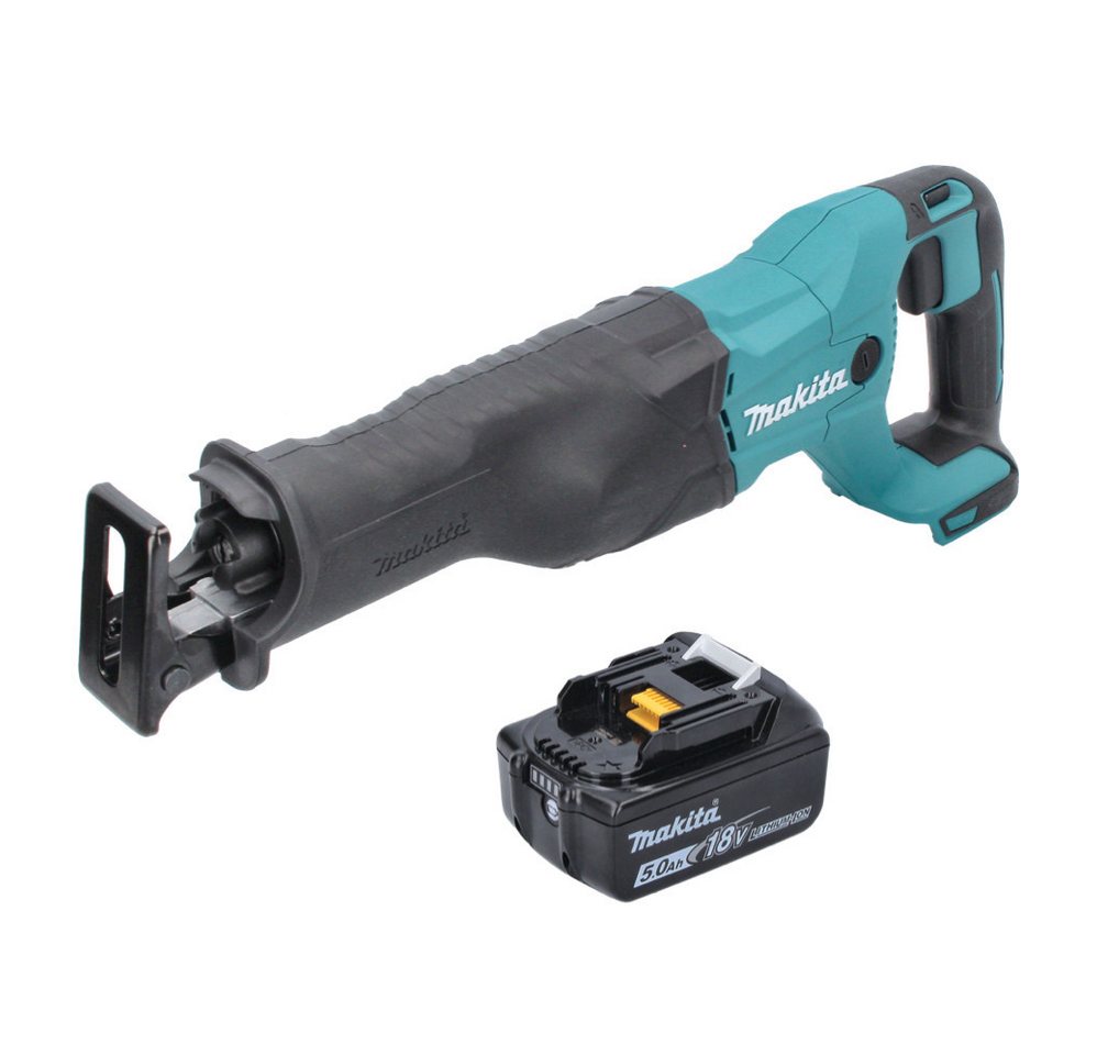 Thumbnail - Makita Reciprosäge DJR 186 T1 Akku Reciprosäge Säbelsäge 18 V + 1x Akku 5,0 Ah - ohne La