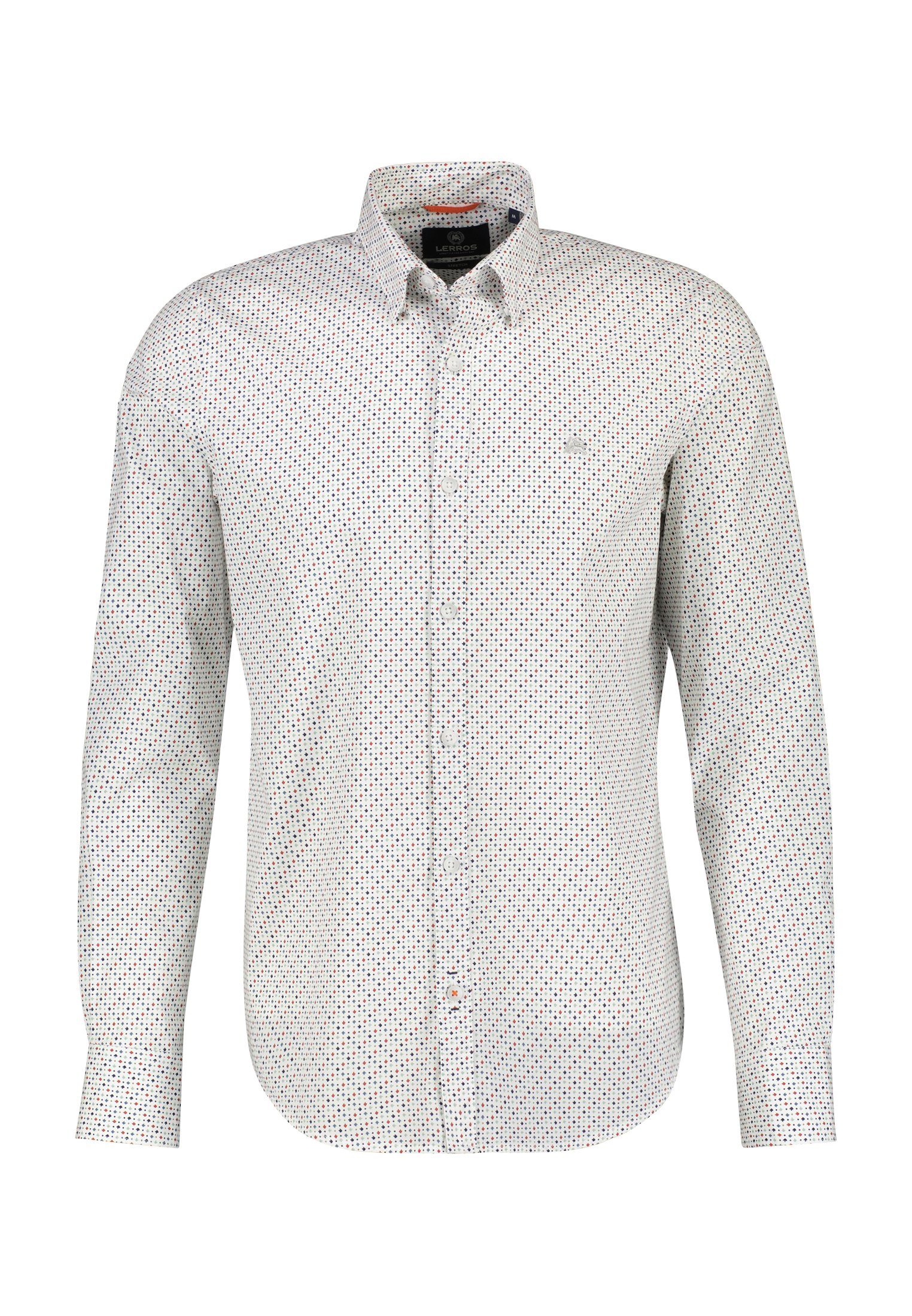 Herren Business Hemd Langarm - Klassische Passform Baumwolle-Polyester