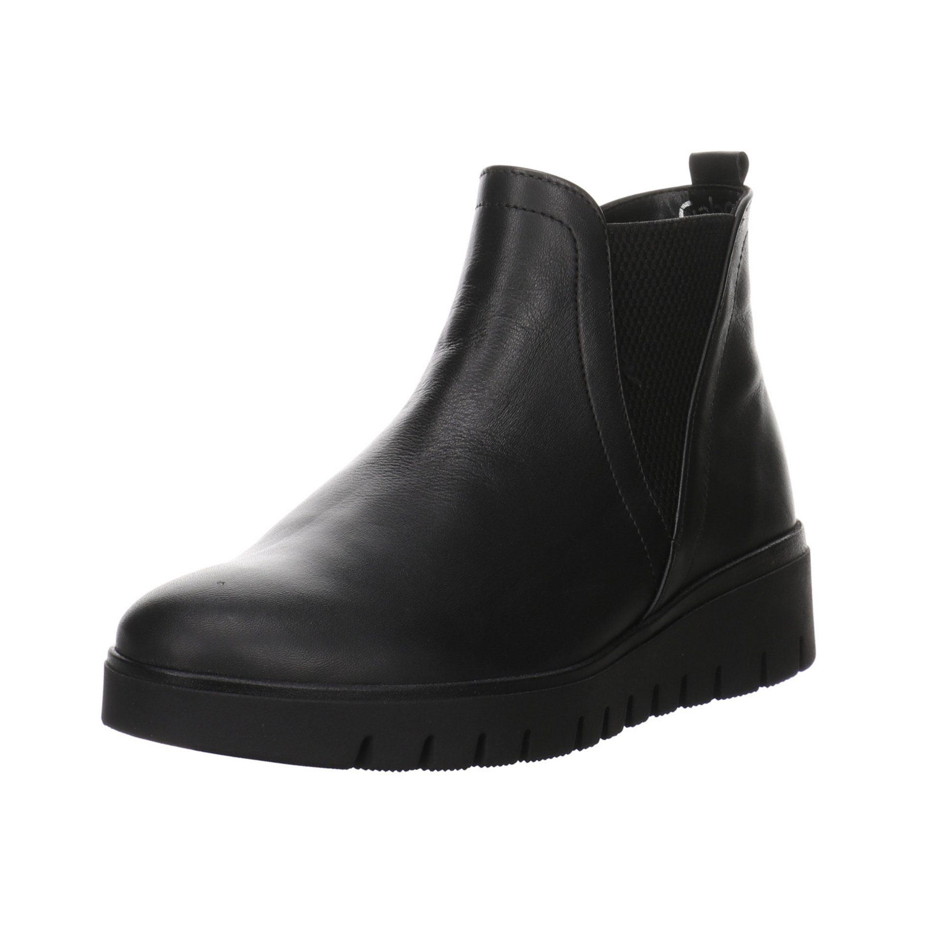 Gabor Chelsea Boots Leder-/Textilkombination uni Stiefel Leder-/Textilkombination schwarz / 57