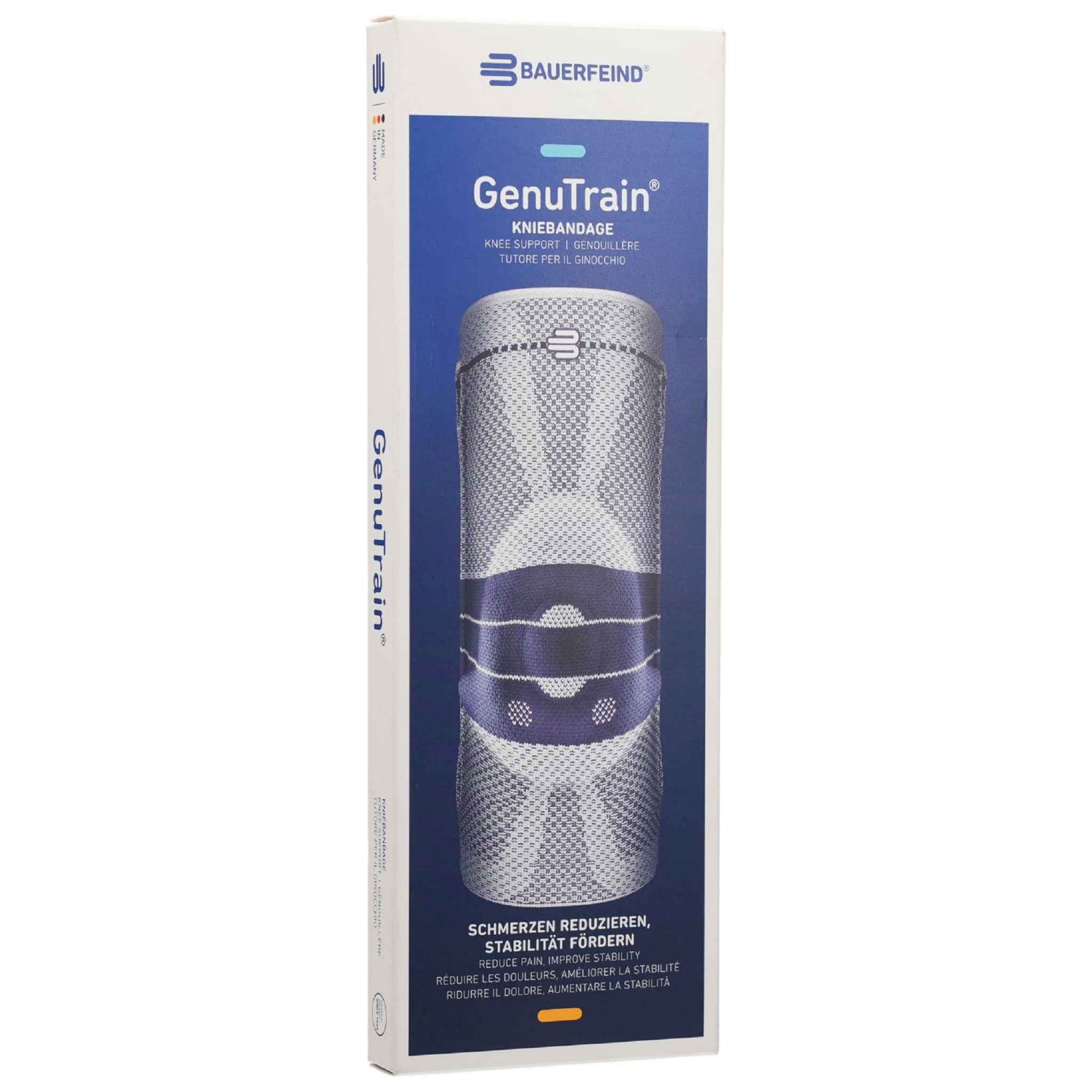 Bauerfeind Kniebandage GENUTRAIN Kniebandage Gr.0 natur