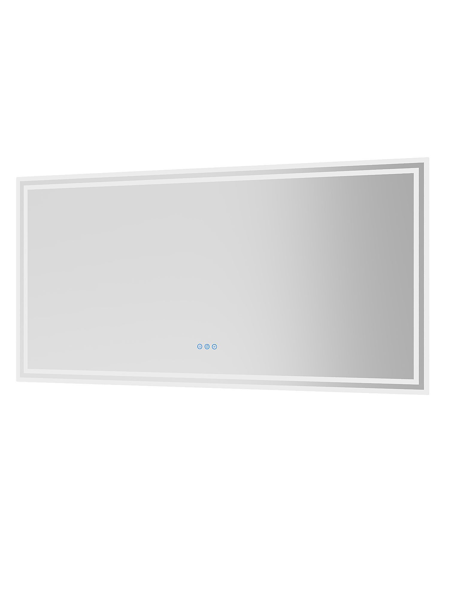 AQUALAVOS LED-Lichtspiegel Großer Badspiegel 100/140x70cm mit LED Beleuchtung Schminkspiegel, Touchschalter/Wandschalter, Dimmbar, Beschlagfrei, Memory-Funktion – Bild 4 von 5