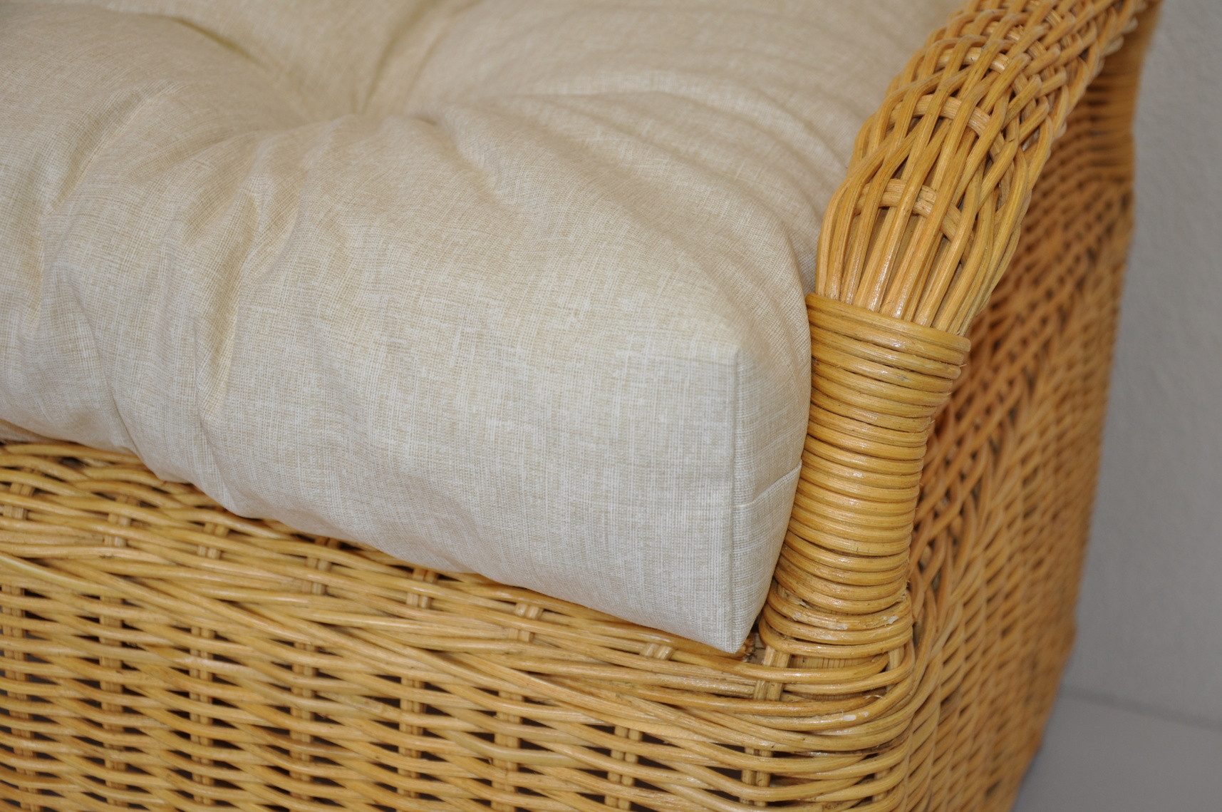 Rattani Sesselauflage Polster Kissen für Rattan Ohrensessel Rattansessel be günstig online kaufen