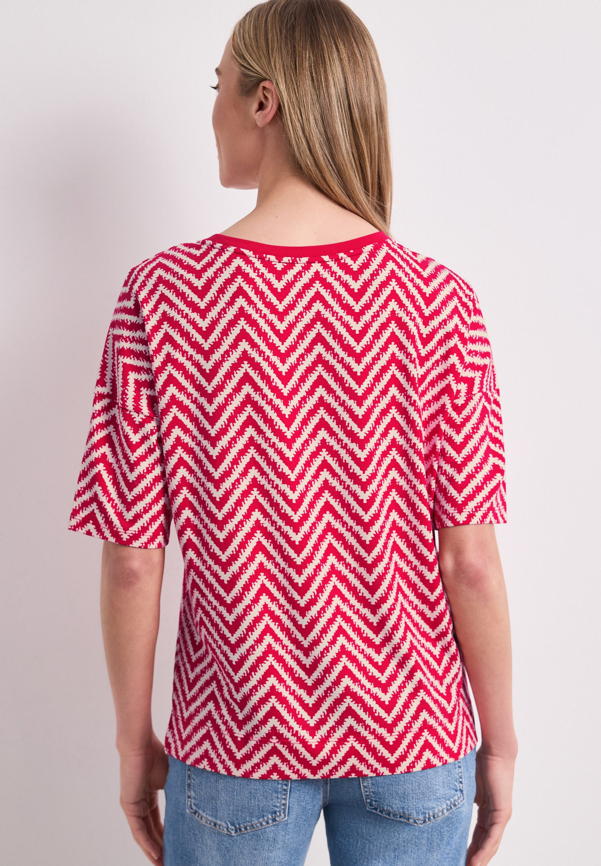 STREET ONE T-Shirt aus strecthigem Viskosematerial – Bild 2 von 5