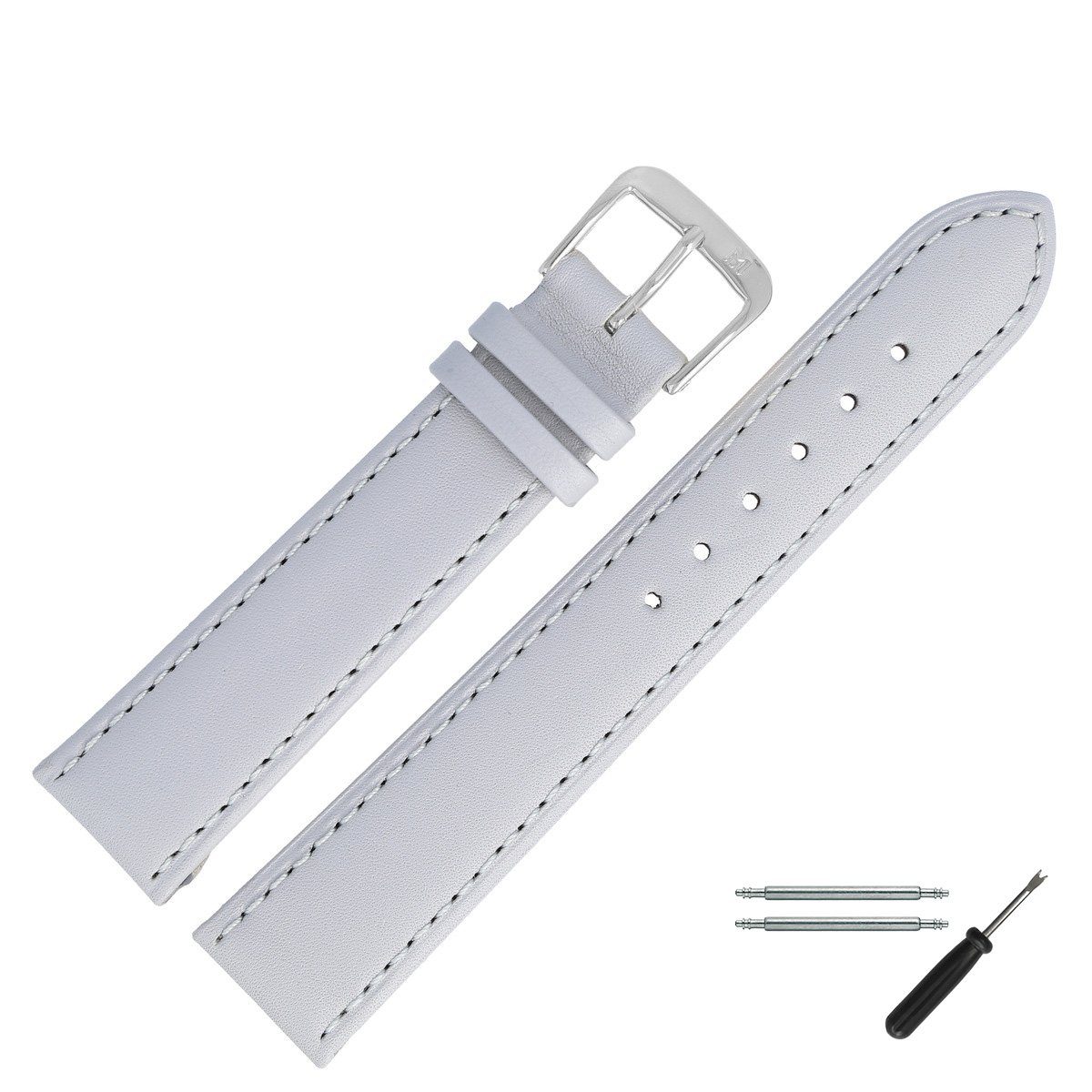 MARBURGER Uhrenarmband 18mm Leder