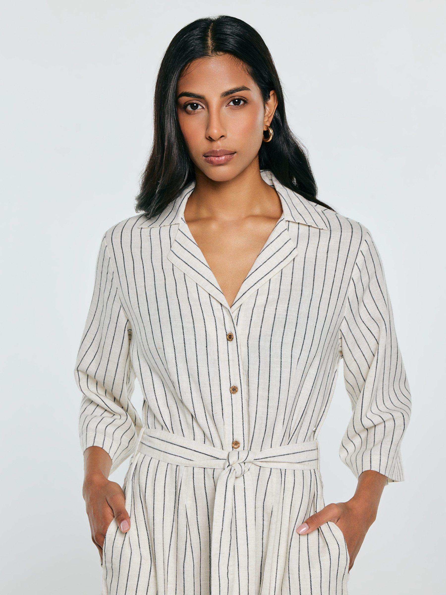 BIG STAR Shirtkleid KEMESI Midi