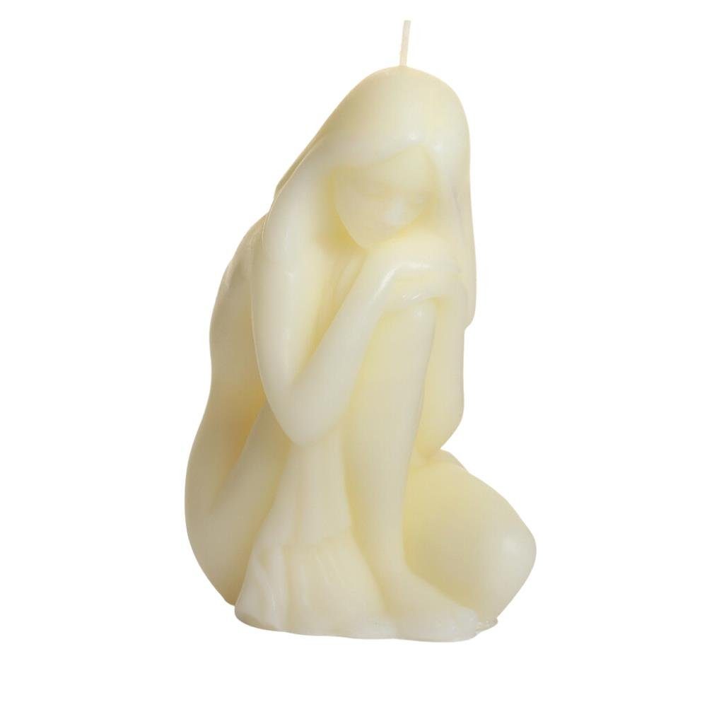 Dekohelden24 Adventskerze Hochwertige Kerze aus Sojawachs in Form einer Frau oder Männeroberkörp (1 Stück, 1-tlg), Venusfigur