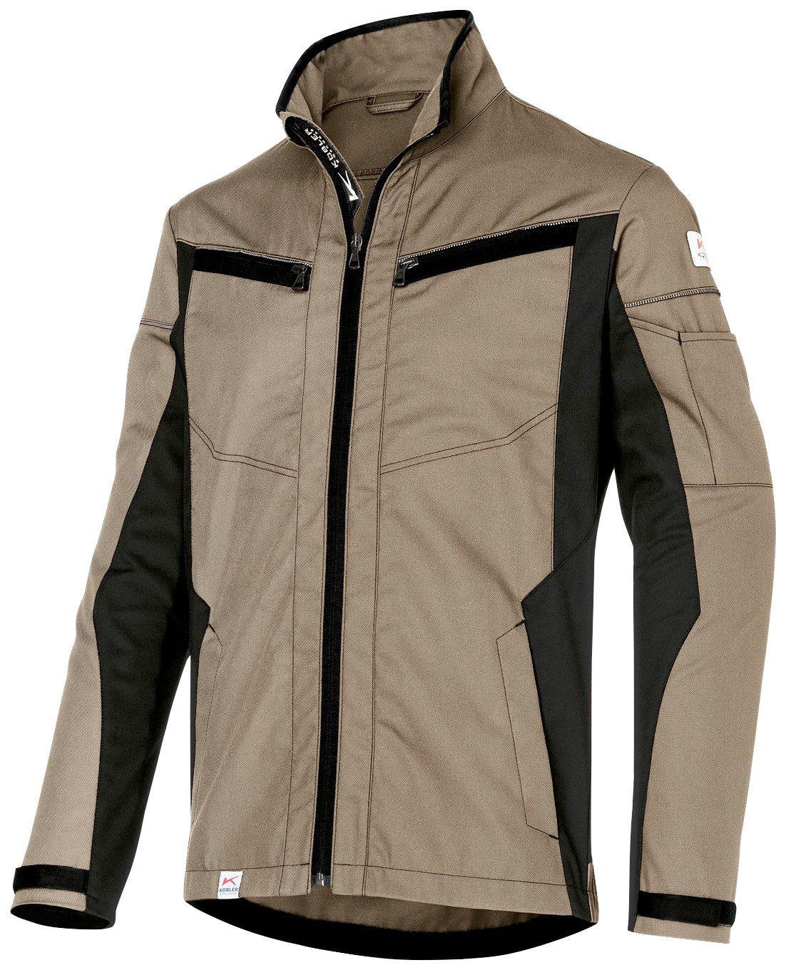 Arbeitsjacke mit 6 Taschen INNOVATIQ schwarz-beige Kübler