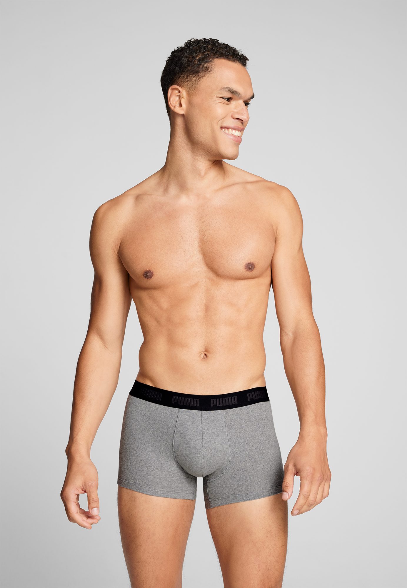 PUMA Boxershorts PUMA MEN EVERYDAY BOXERS 3P (3er Pack) mit Komfortbund
