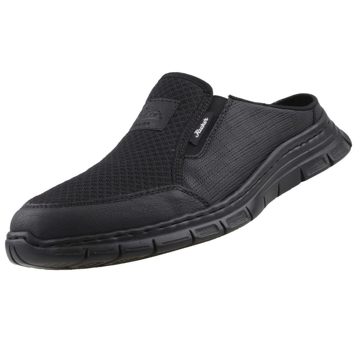 Rieker Fsk Herren Halbschuhe Clogs Blau B7390-14 Weite Normal