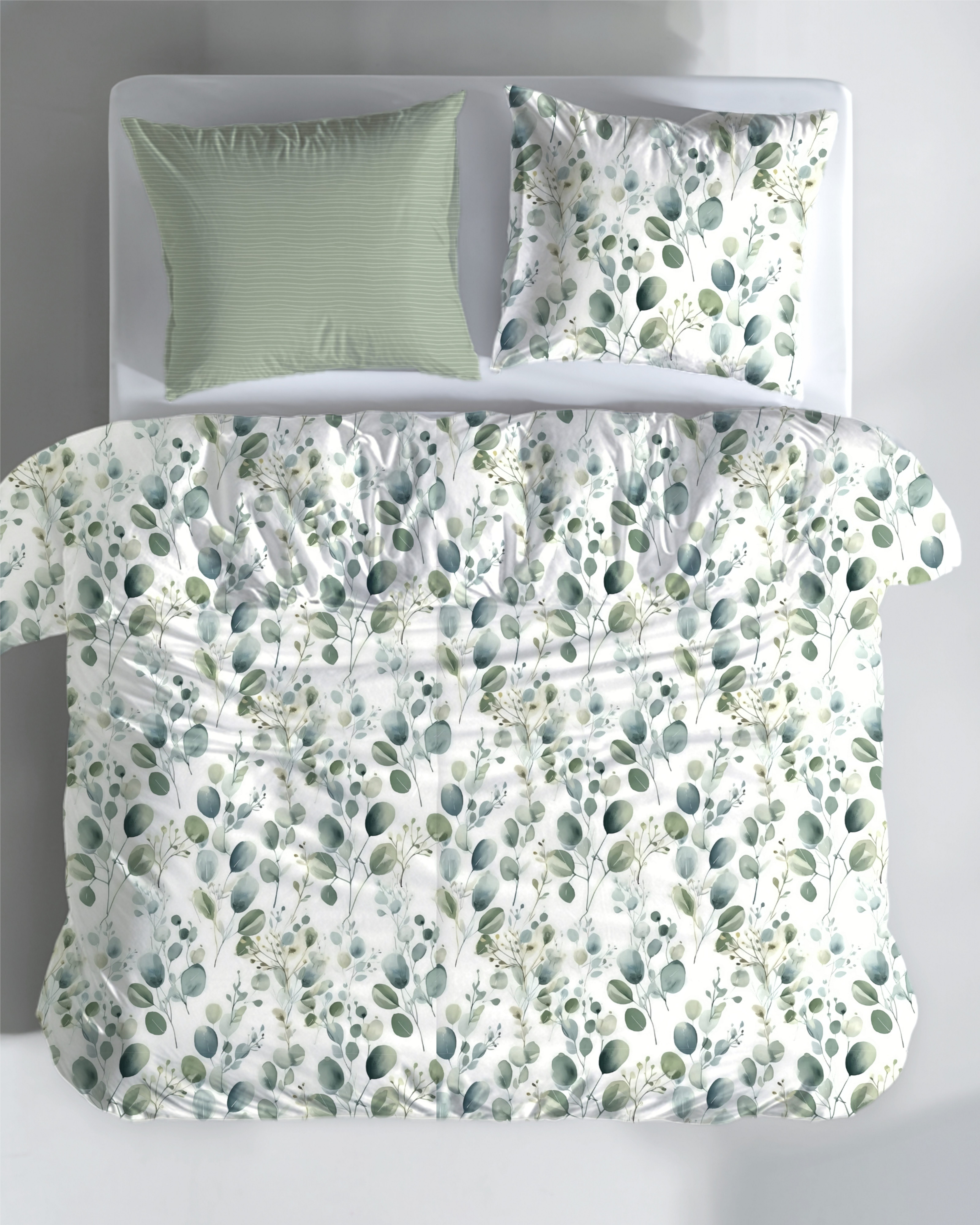 MTOnlinehandel Wendebettwäsche Eukalyptus Dusty Green in günstig online kaufen