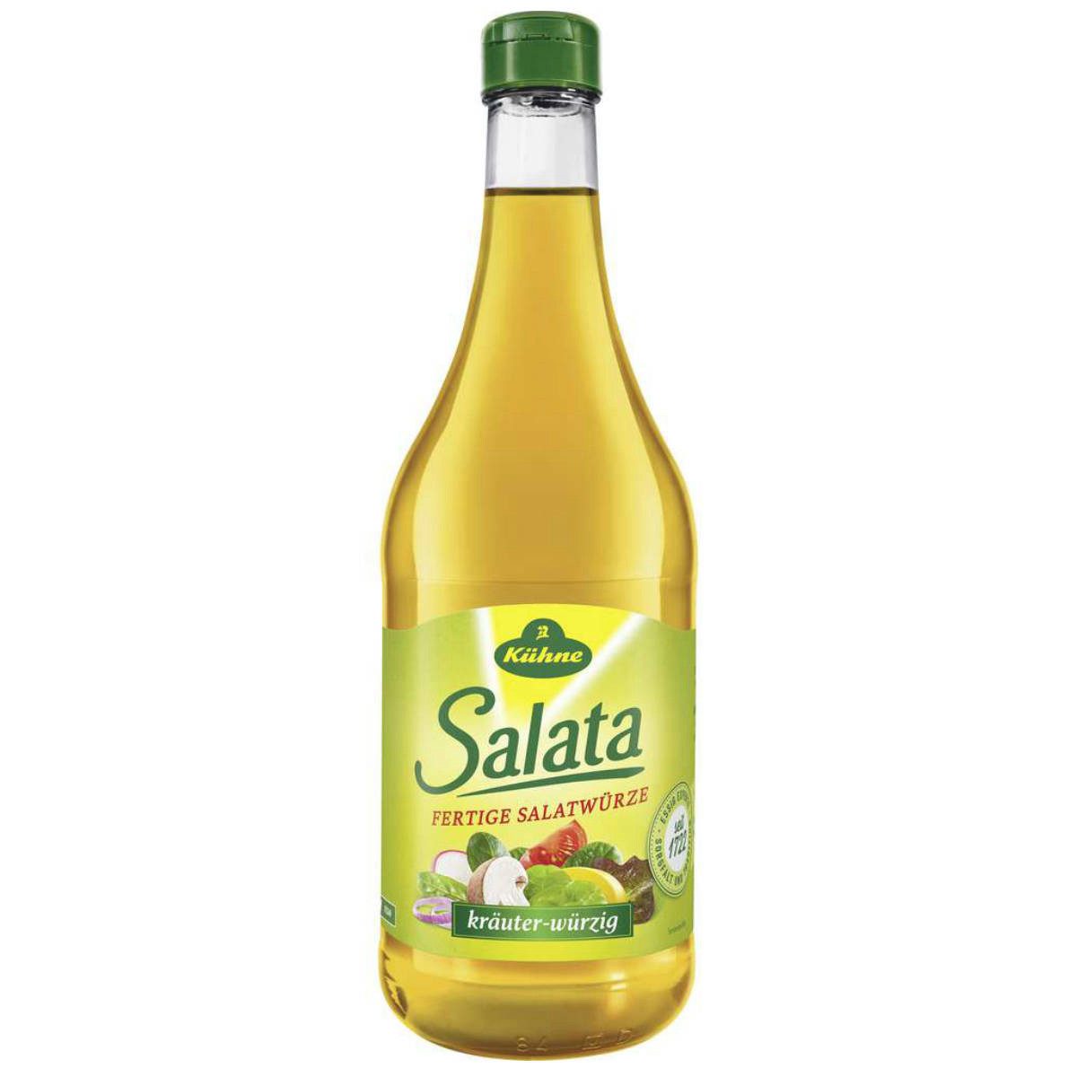 Kühne Saucen, Kuehne Salata Dressing kraeuterwuerzig aus der Flasche 750ml
