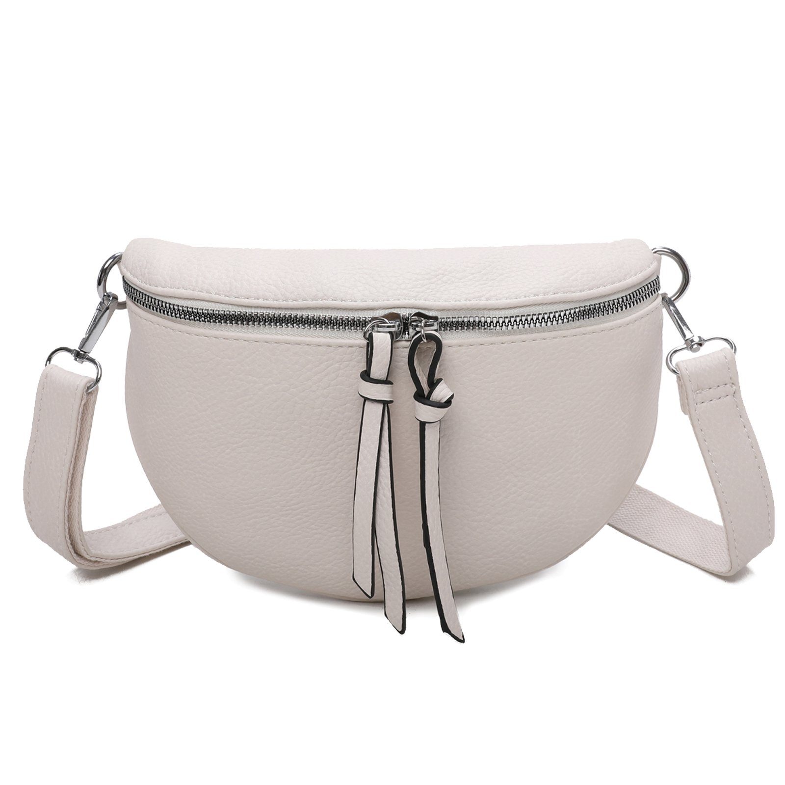 Gürteltasche Bauchtasche Umhängetasche Crossbody-Bag Kunstleder Italy-Design