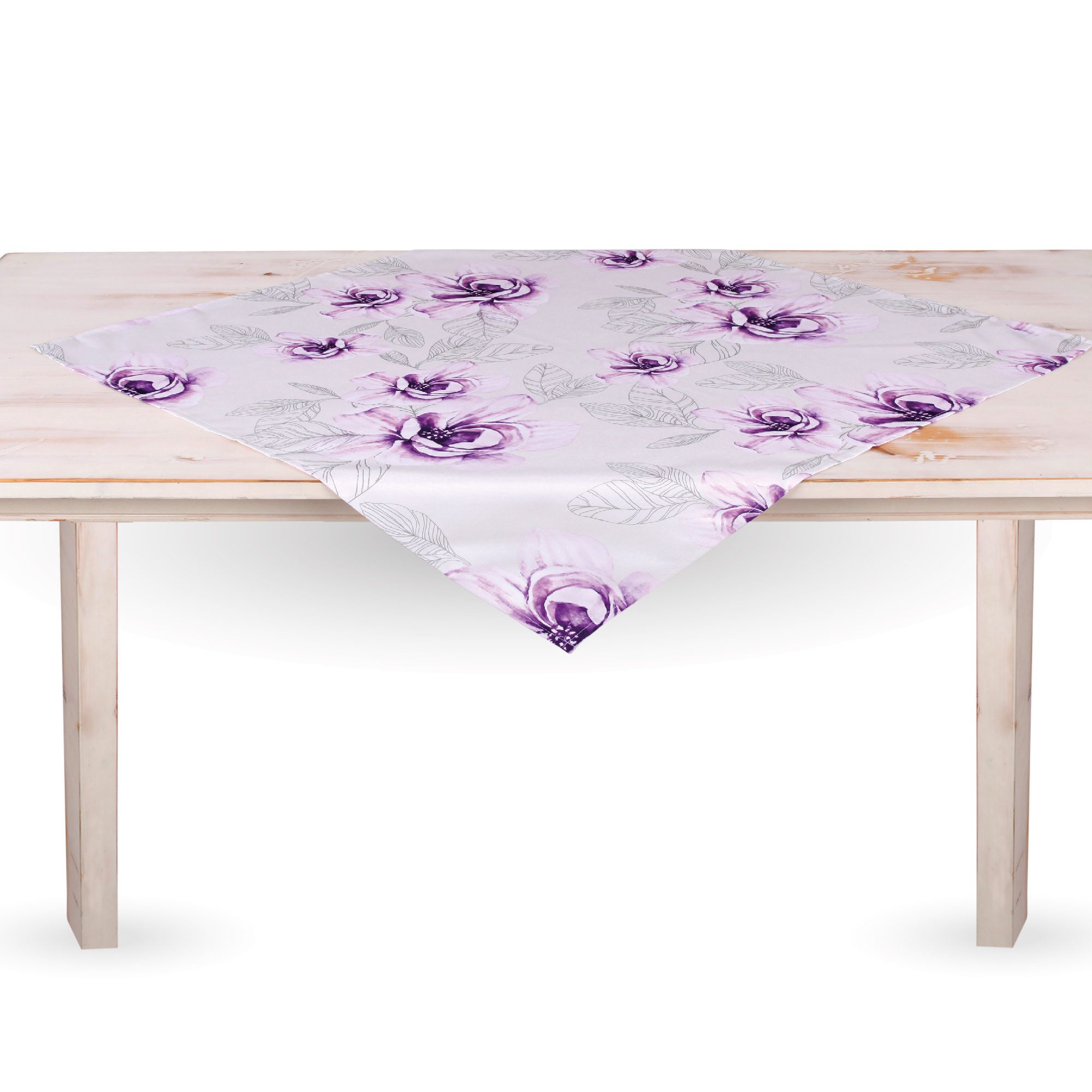 Bestlivings Tischdecke mit brillantem Druck, Decke 80x80 cm, 100% Polyester, waschmaschinen- & trocknergeeignet – Bild 4 von 5
