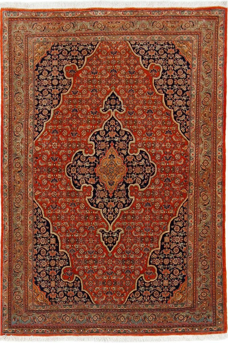 Orientteppich Bidjar Halwai Antik 109x164 Handgeknüpfter Orientteppich, Nain Trading, rechteckig, Höhe: 5 mm