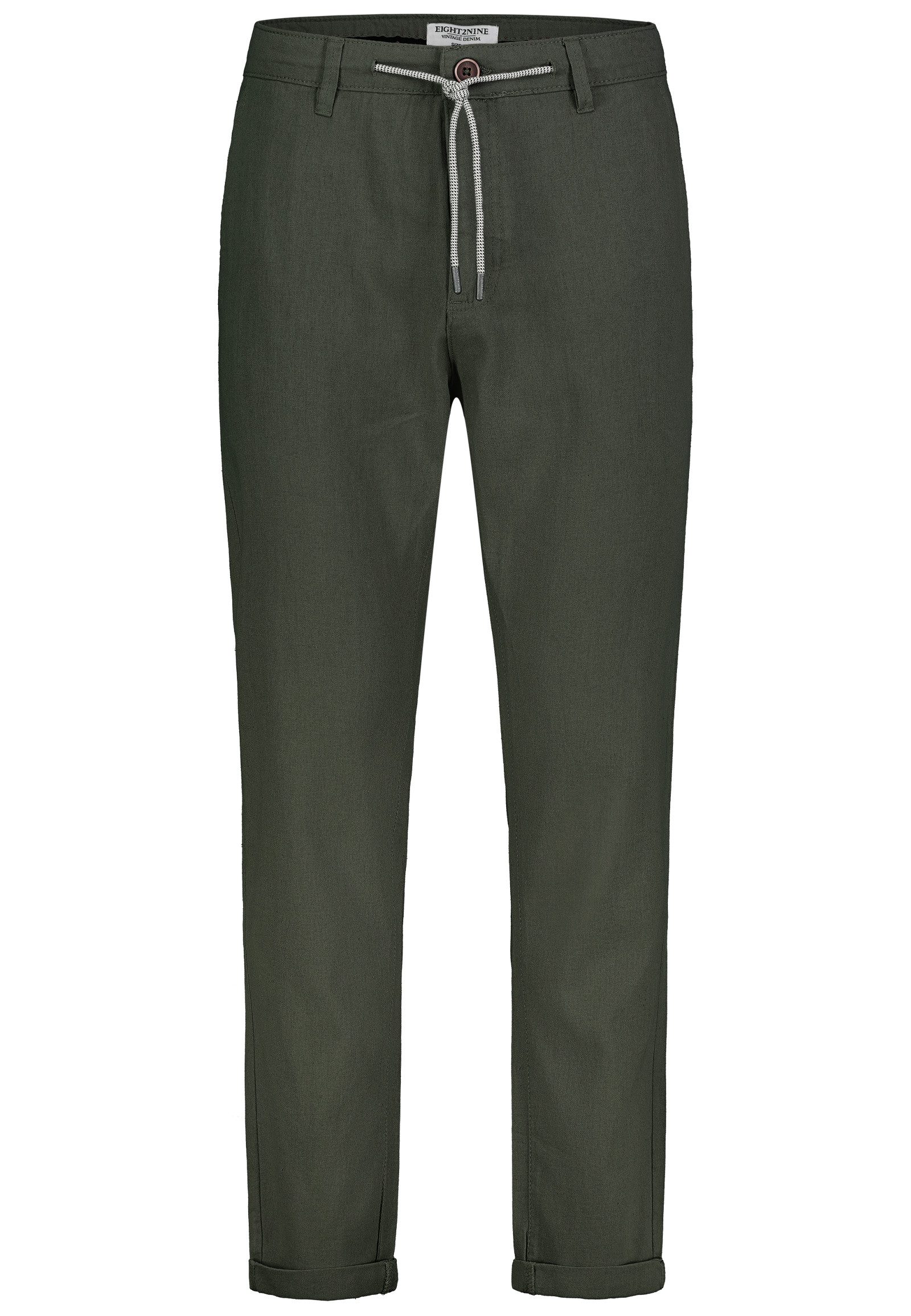 Chinohose Elegantes Modell mit Tunnelzug und Umschlag
