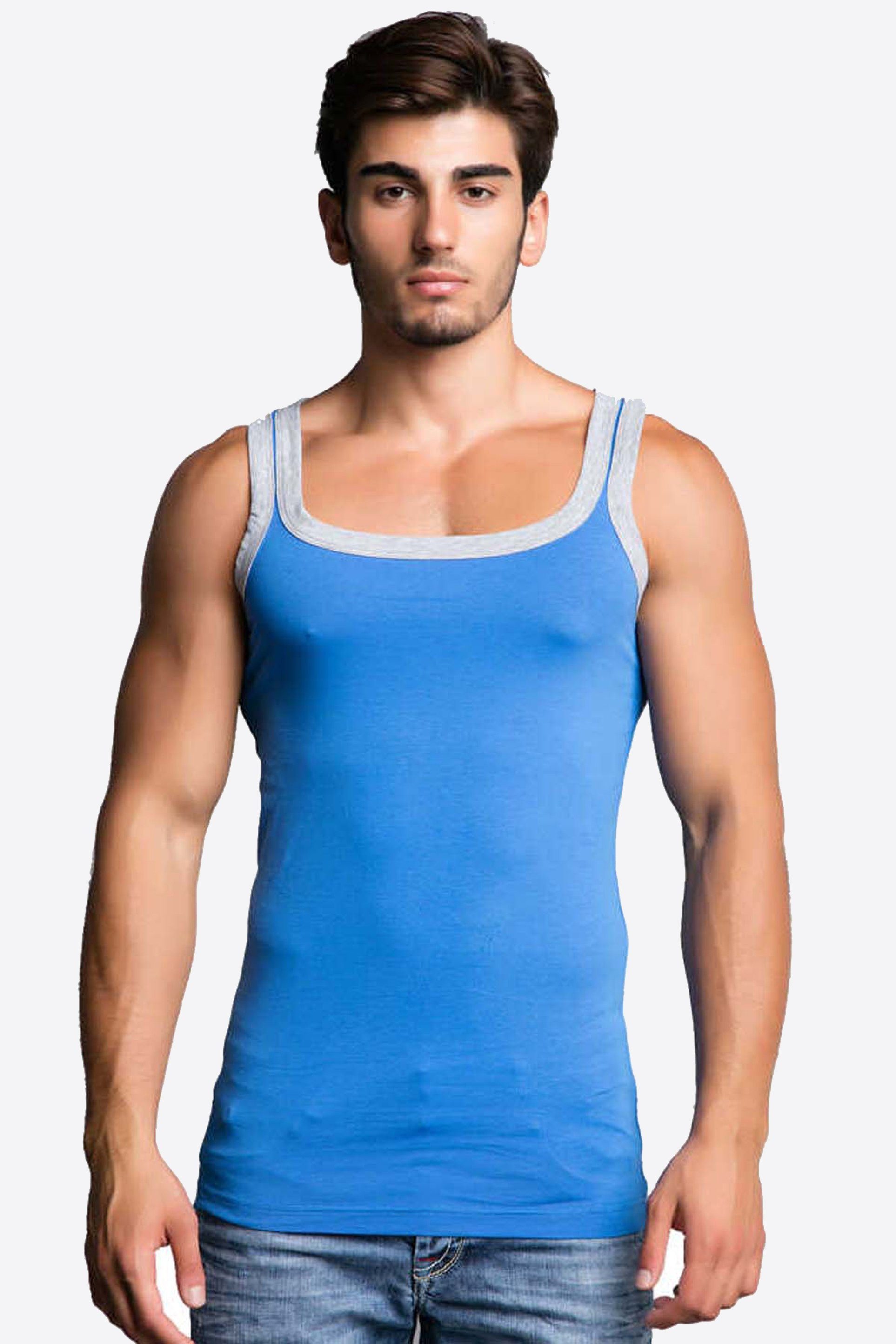 Cipo & Baxx T-Shirt in sportlichem Design hellblau