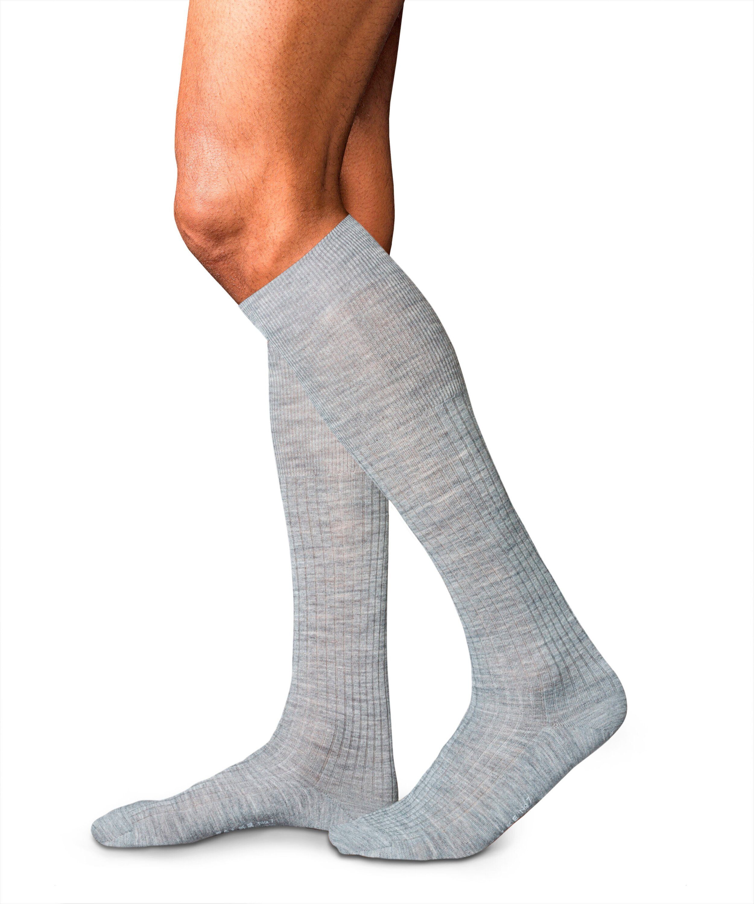 FALKE Kniestrümpfe No. 7 Finest Merino Kniestrümpfe (1-Paar) mit australischer Merinowolle
