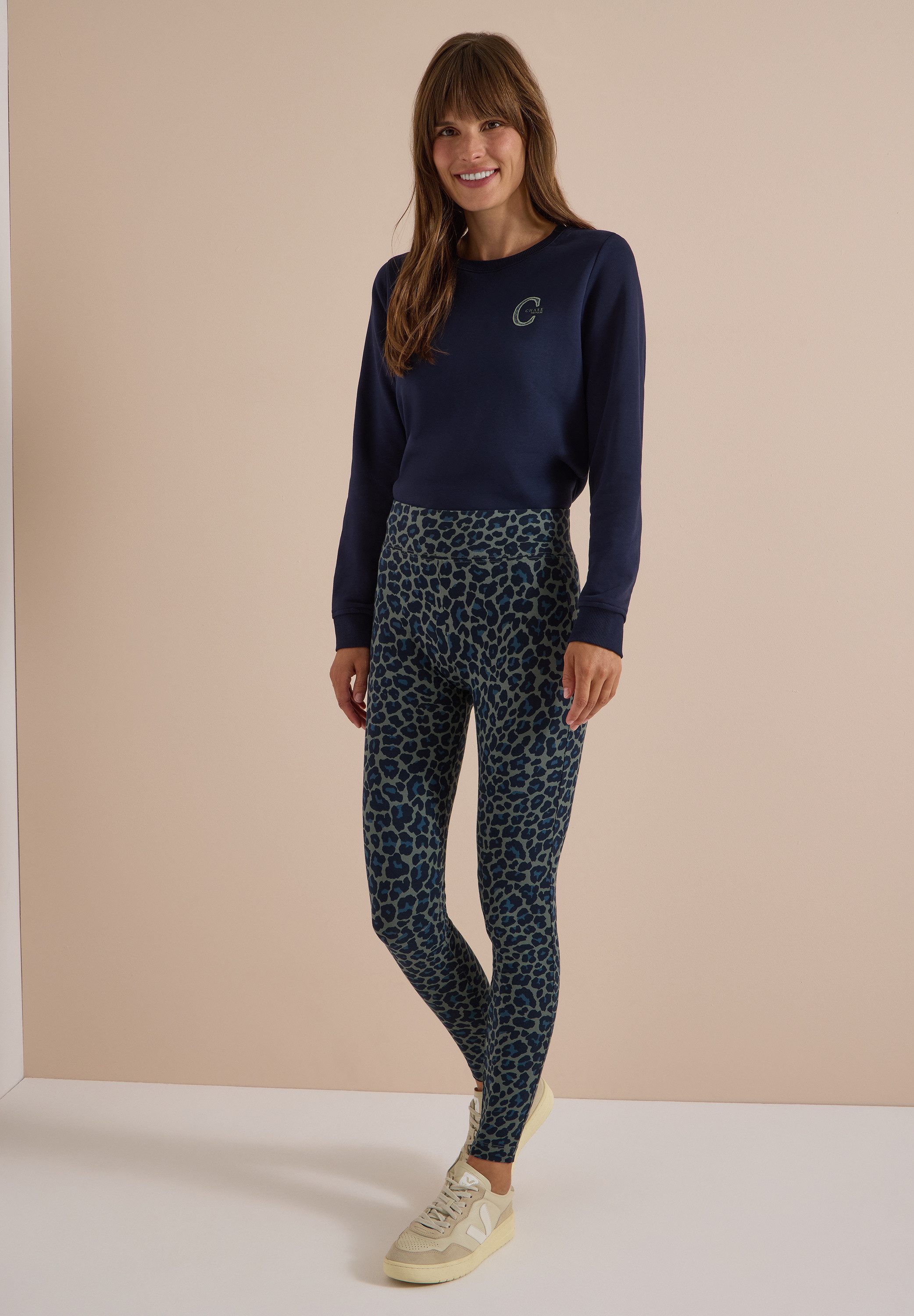 CECIL Leggings mit Leo-Muster