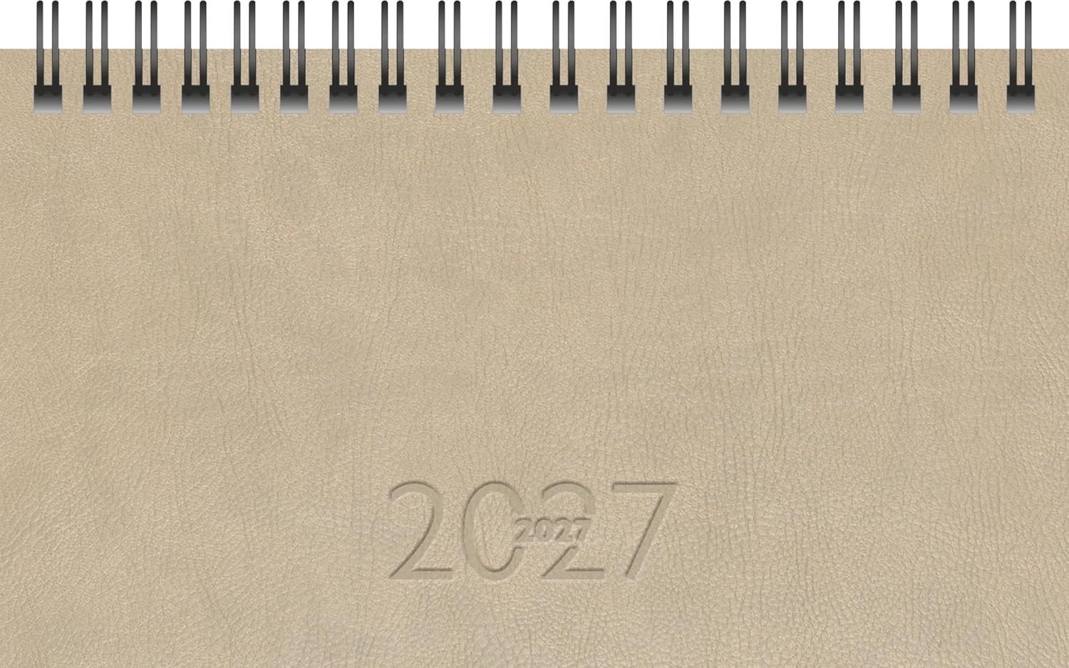 Taschenkalender rido/idé Taschenkal. Mod. contacter 2027 A6 quer, Kunstleder, grau