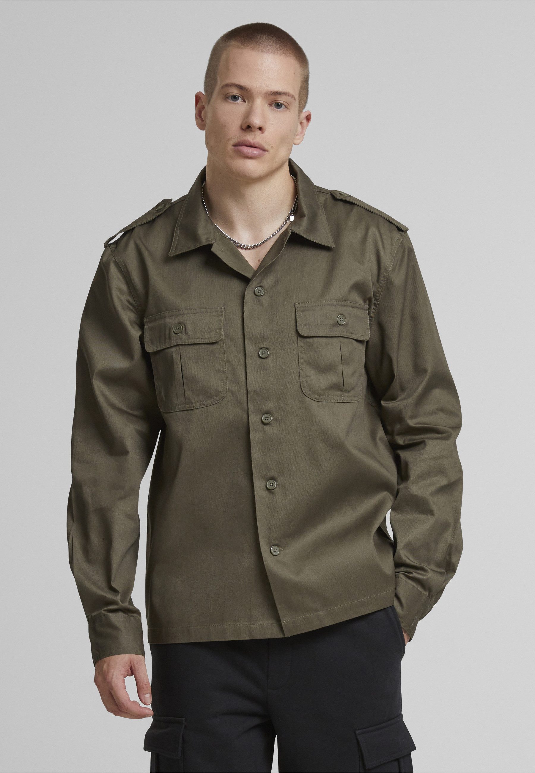 Brandit Kurzarmshirt Brandit Herren US Shirt (1-tlg)