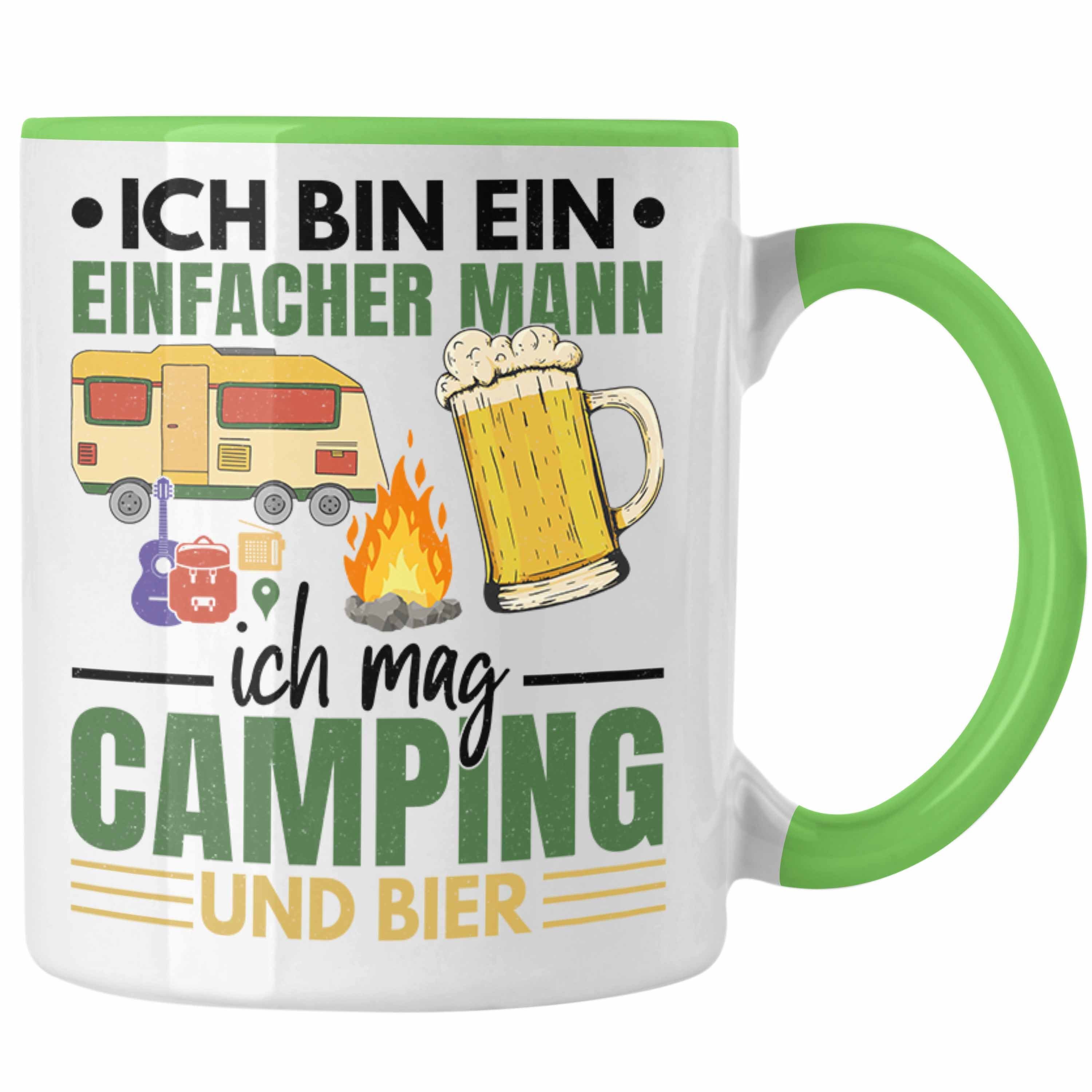 - Ein Geschenkidee Geschenk Ich Grün Camper Tasse Lustig Wohnmobil Bin Tasse Trendation Mann Wohnmobilfahrer Einfacher Trendation