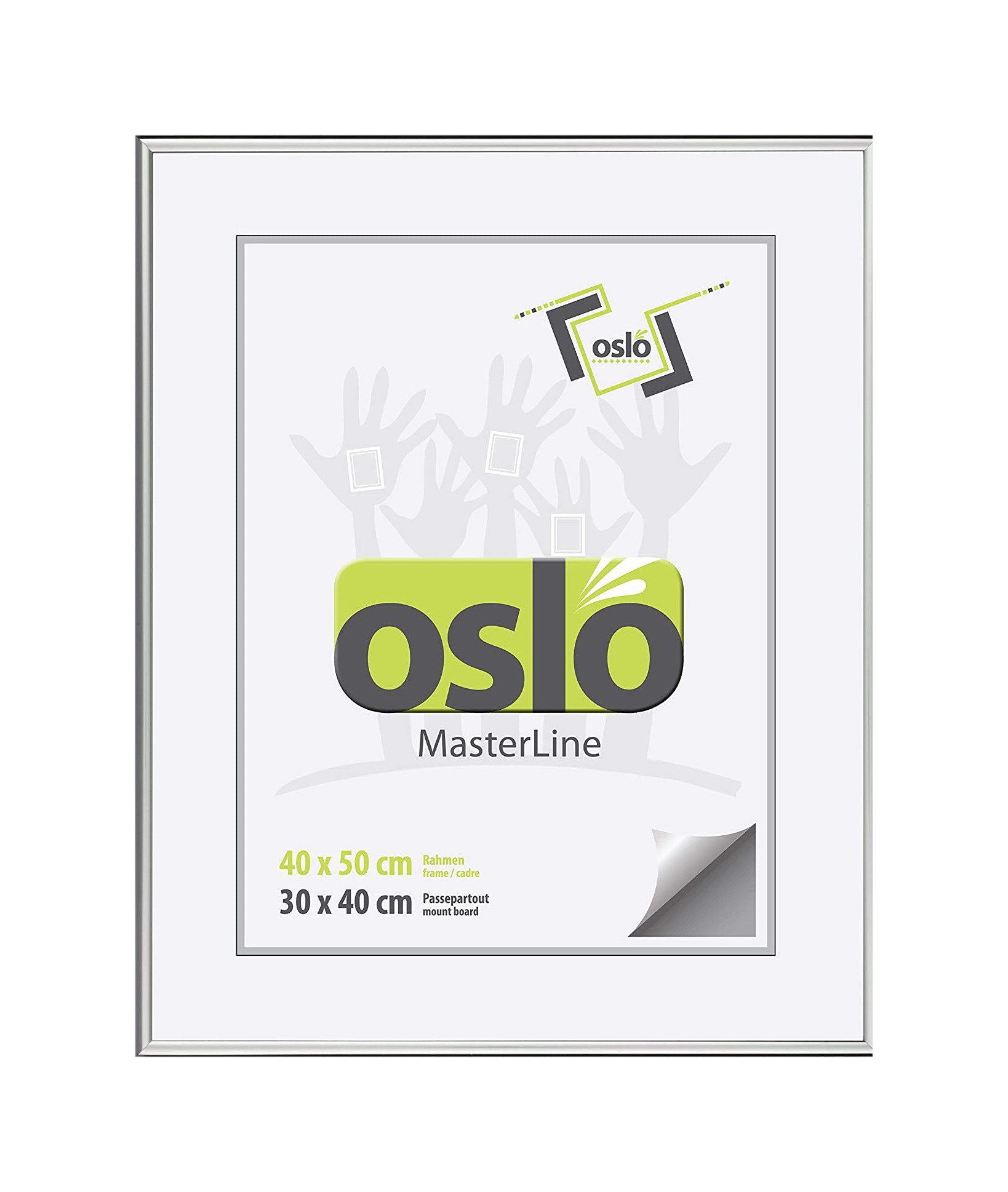 Oslo MasterLine Einzelrahmen Bilderrahmen Aluminium schmal günstig online kaufen