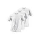 H.I.S T-Shirt, Unterziehshirt (3er-Pack) unifarben, Rundhalsausschnitt, aus Baumwolle