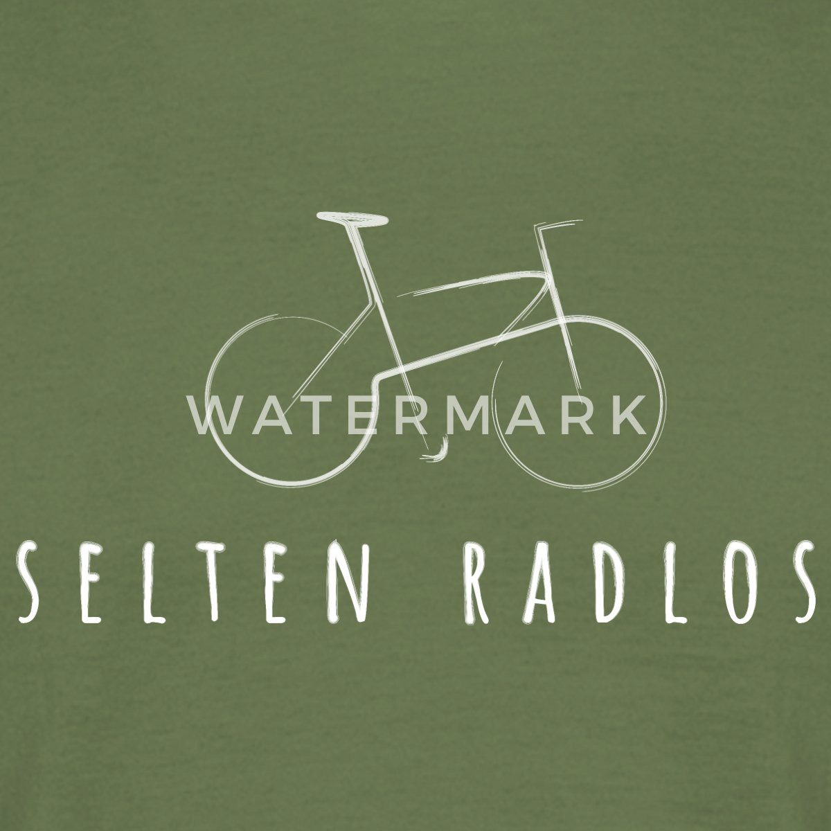 Spreadshirt T-Shirt Fahrrad Geschenk Selten Radlos günstig online kaufen