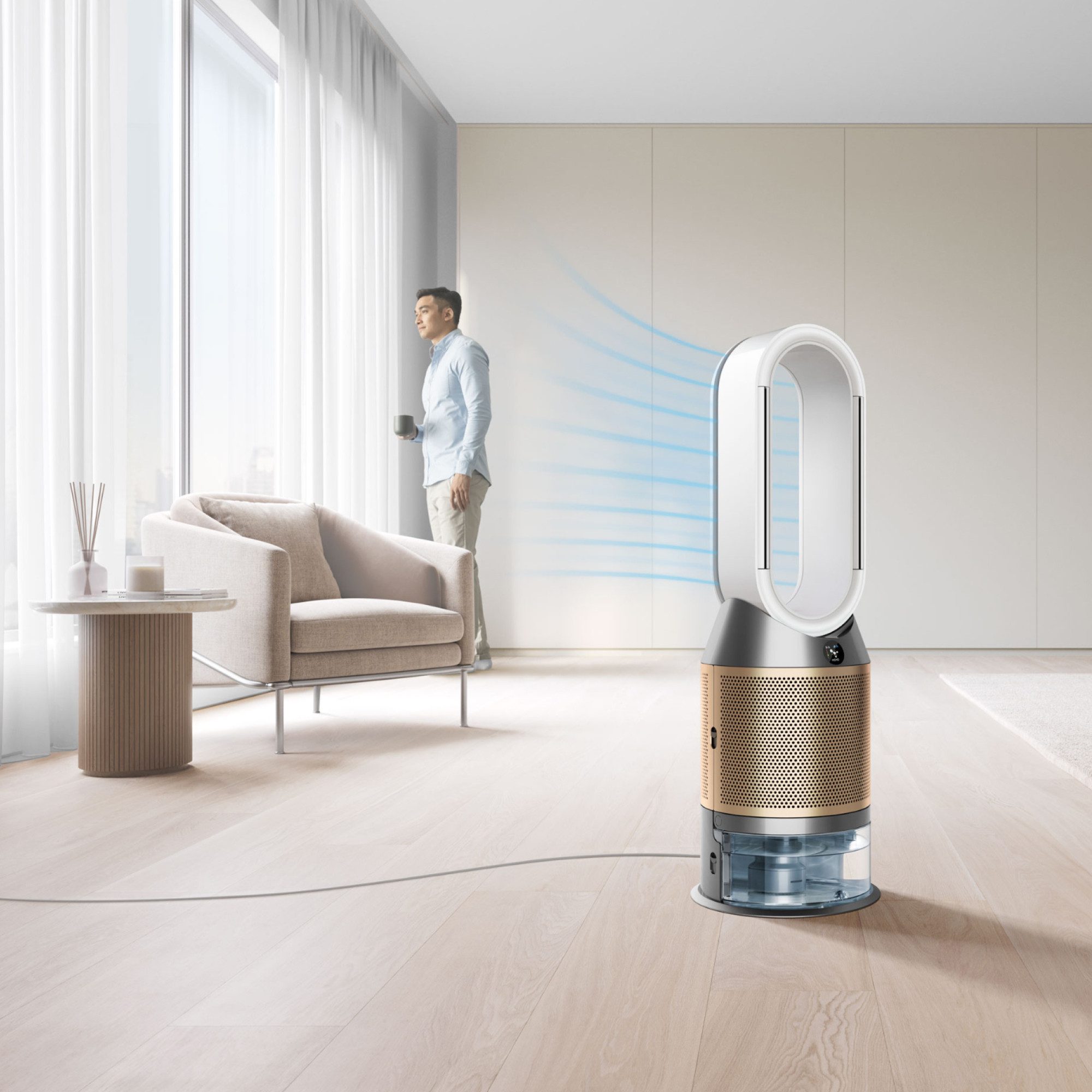 DYSON Luftreiniger Dyson Purifier Humidify+Cool PH2 De-Nox™, Luftreiniger, Luftbefeuchter & Ventilator, Smart-Home-fähig – Bild 4 von 5