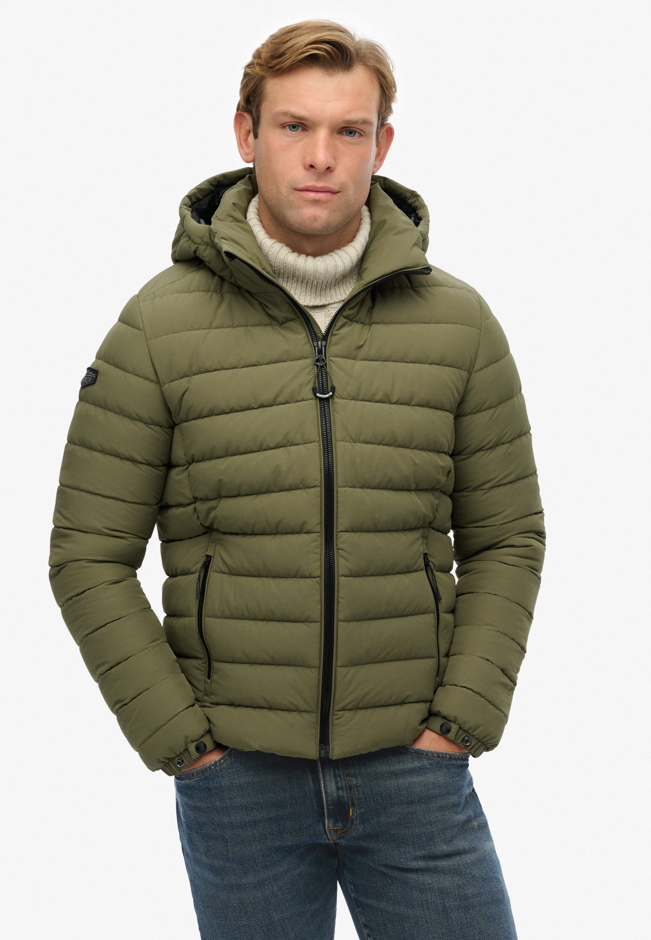 Superdry Steppjacke HOODED FUJI PADDED JACKET günstig online kaufen