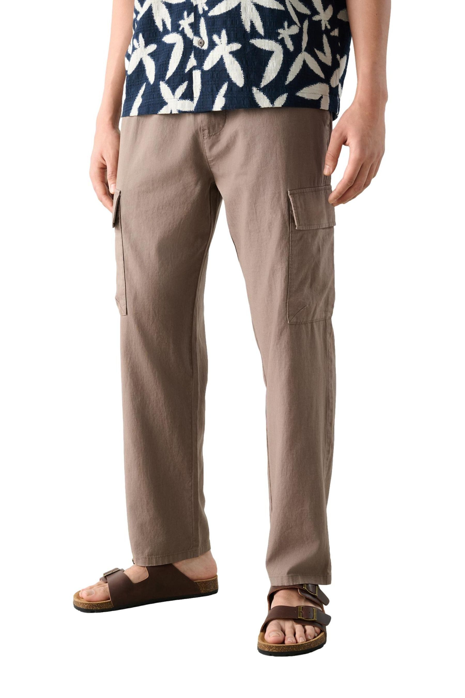 Next Leinenhose Cargo-Hose aus Leinen und günstig online kaufen