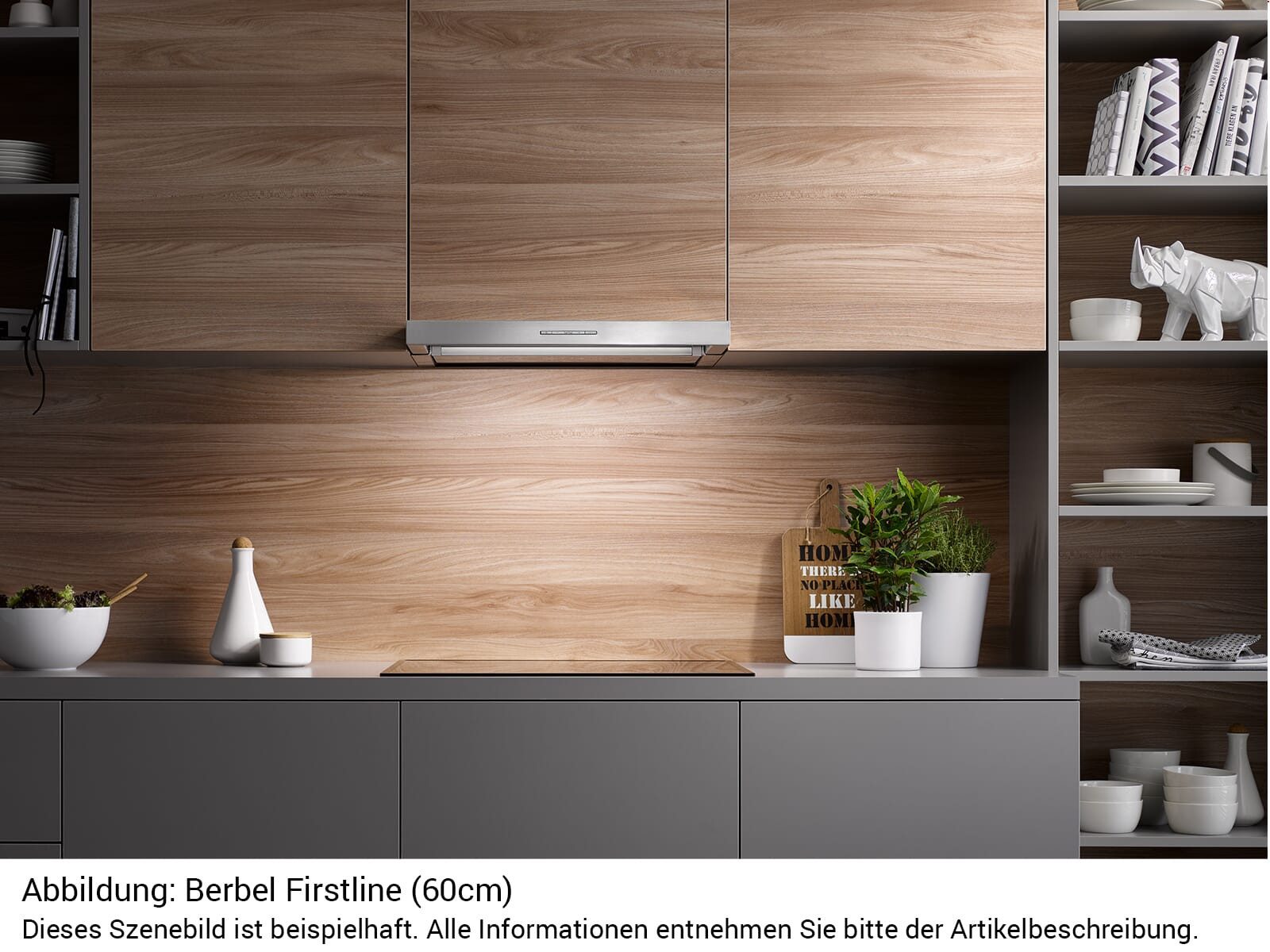 Berbel Flachschirmhaube, 80 cm