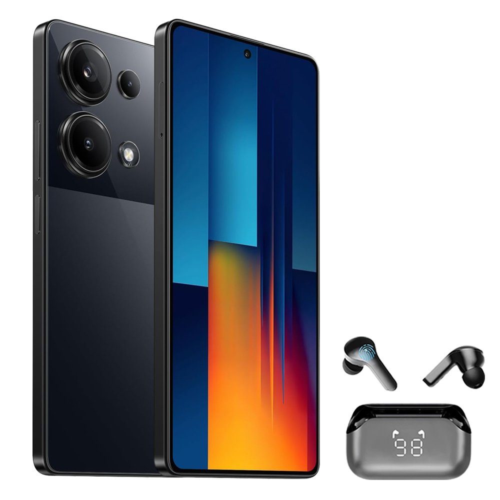 Xiaomi POCO M6 Pro 12+512GB Smartphone & Bluetooth Kopfhörer Handy (6. ...