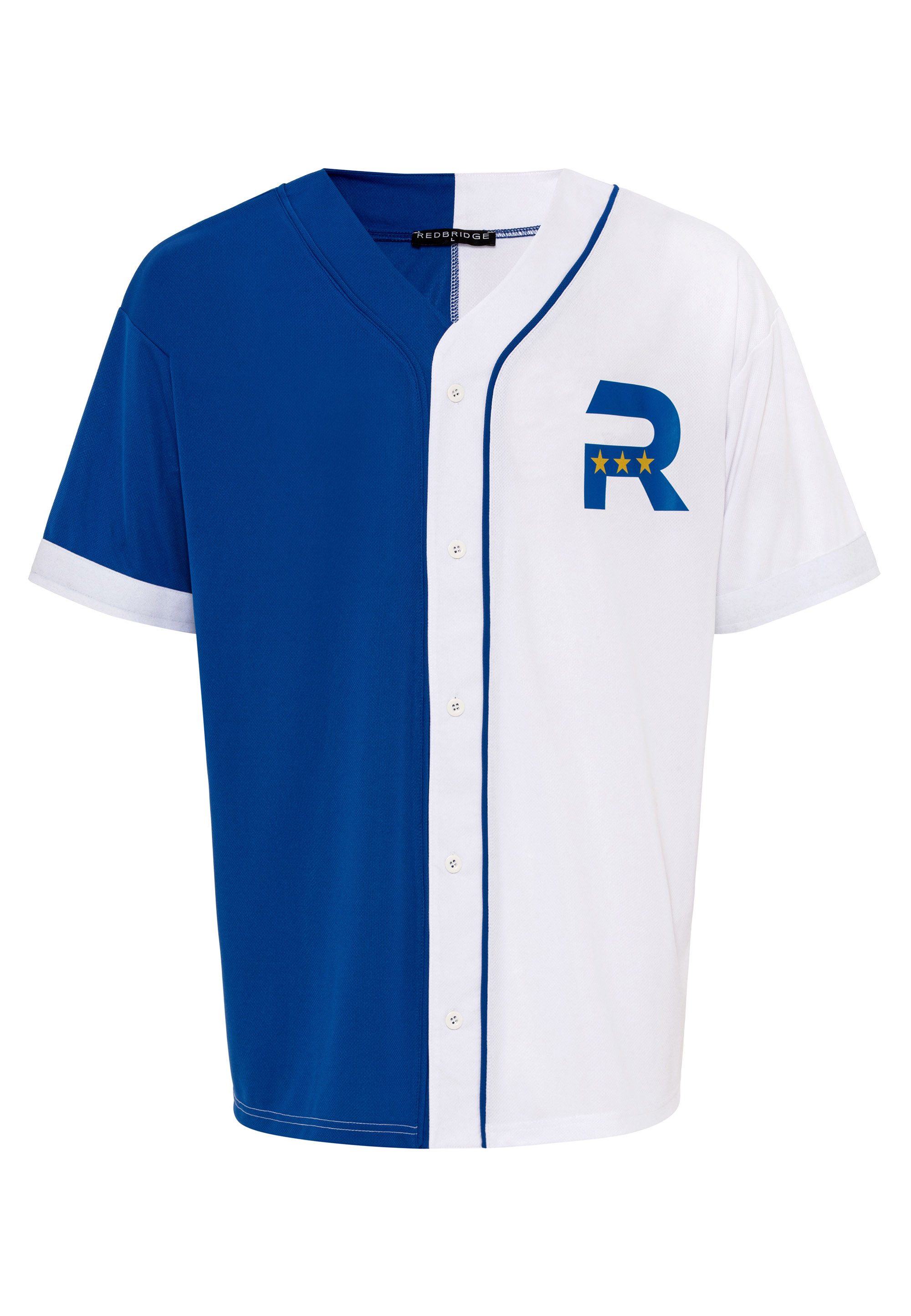 RedBridge T-Shirt im Baseball-Look - Knopfleiste, günstig online kaufen