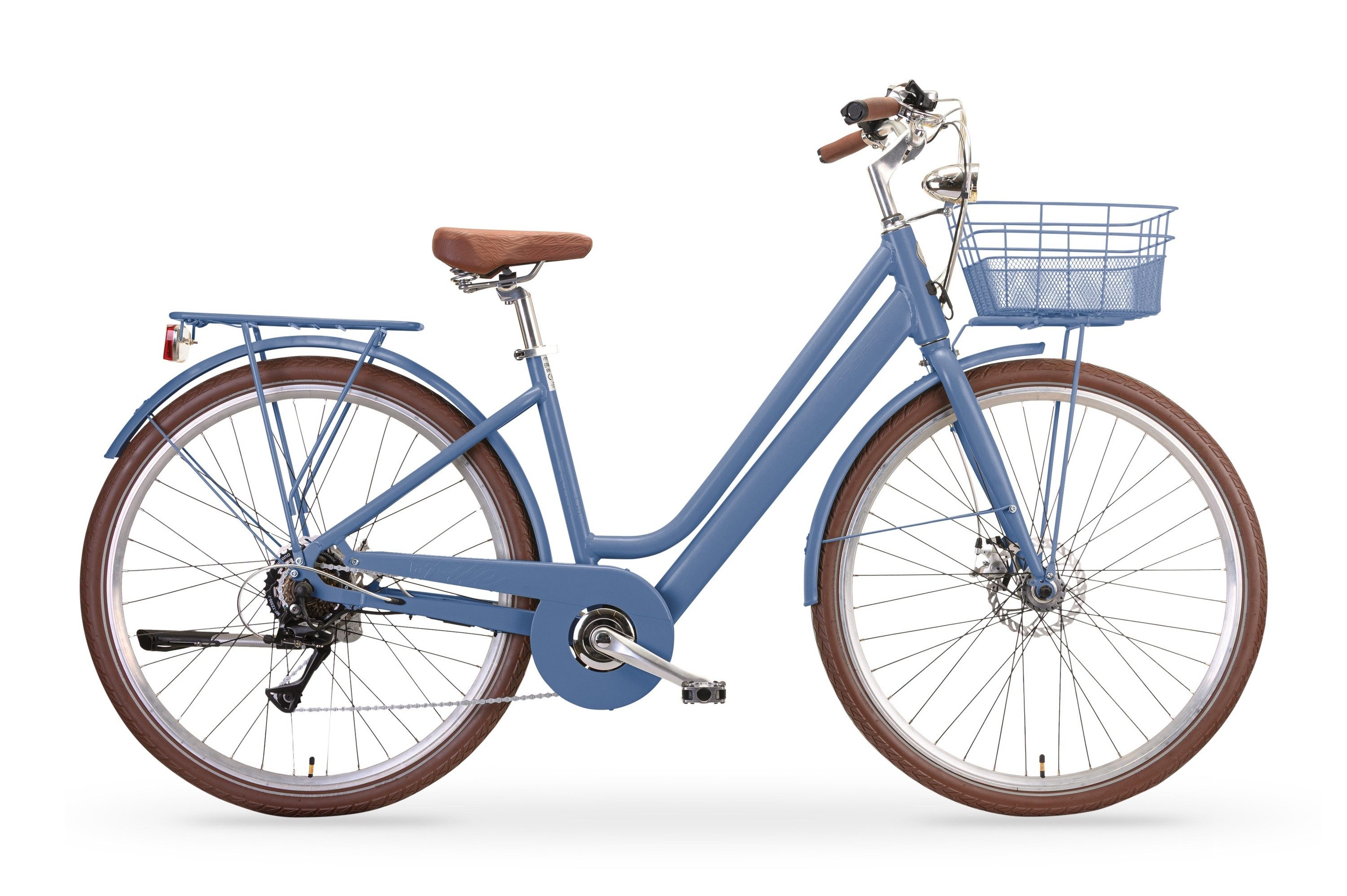MBM E-Bike LA RUE 2.0, 7 Gang Shimano, Kettenschaltung, Heckmotor, 378 Wh, Elektro-Citybike LA RUE 2.0