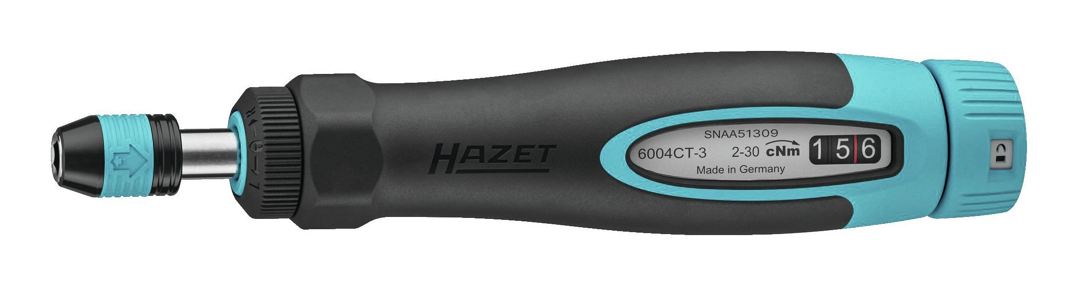 HAZET Schraubendreher, Drehmomentschraubendreher 0,02-0,3 Nm 1/4"