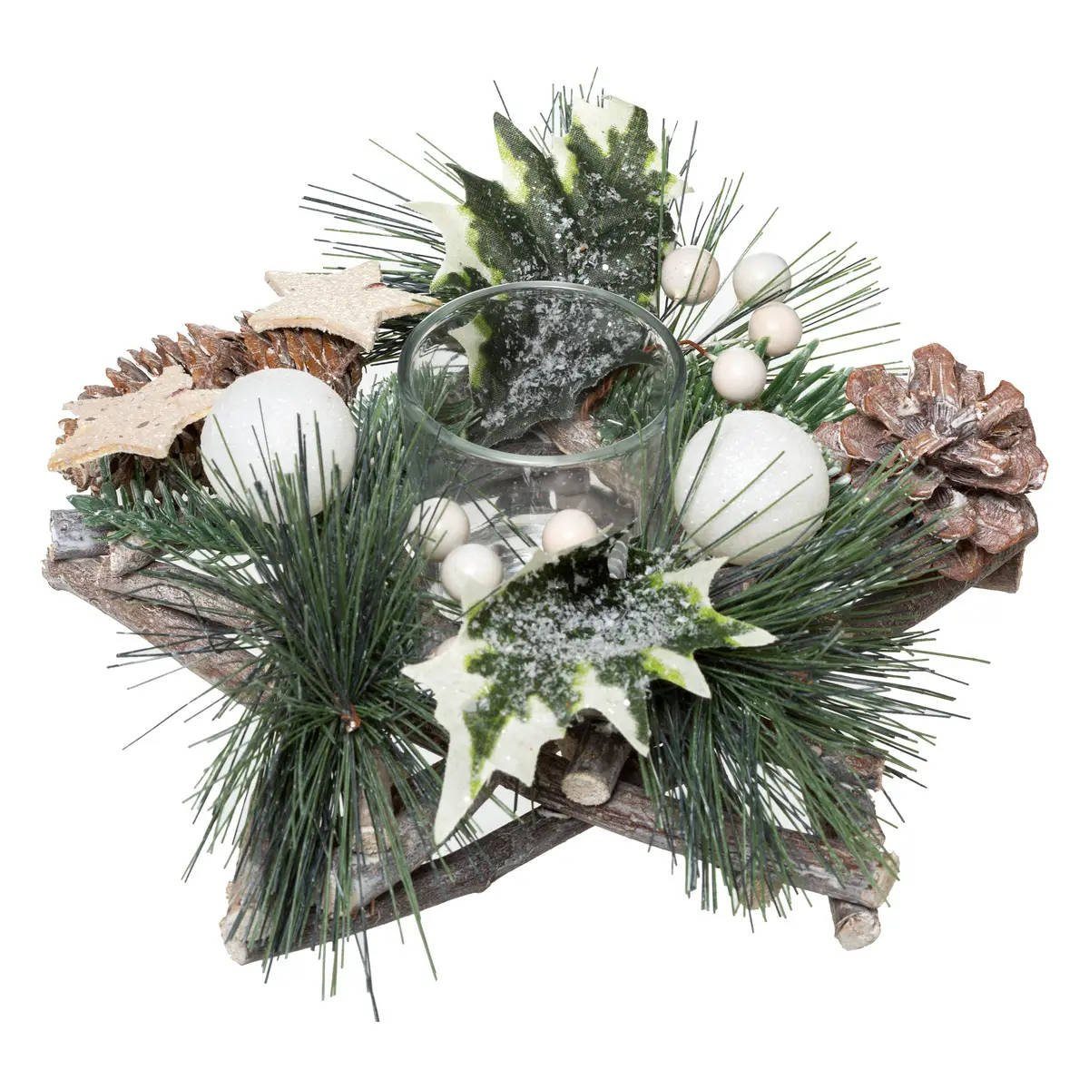 Atmosphera Créateur d'intérieur Adventskranz, mit Teelichthalter