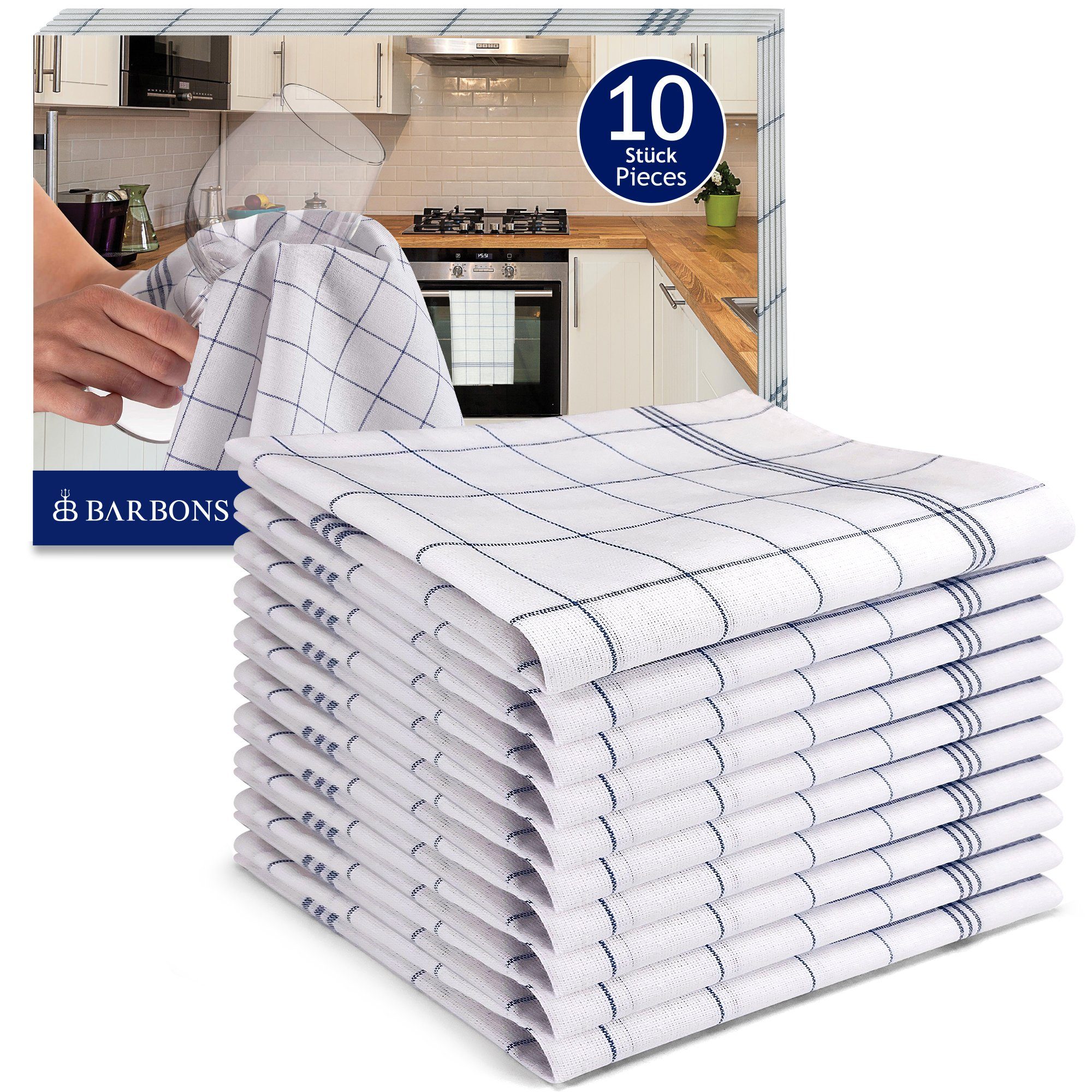 BARBONS Geschirrtuch Allzweck Tücher, Geschirrtücher, Trockentuch, Küchentu günstig online kaufen
