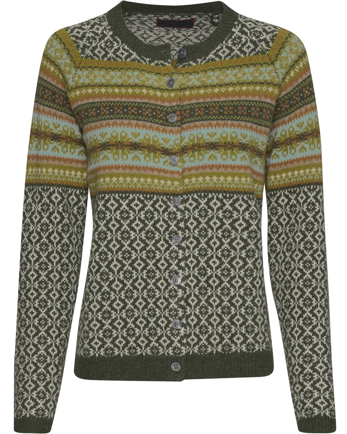 Strickjacke Jacquard-Strickjacke