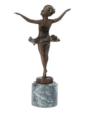 Aubaho Skulptur Bronze nach Ferdinand Preiss Ballerina Tänzerin Skulptur Art Deko Anti