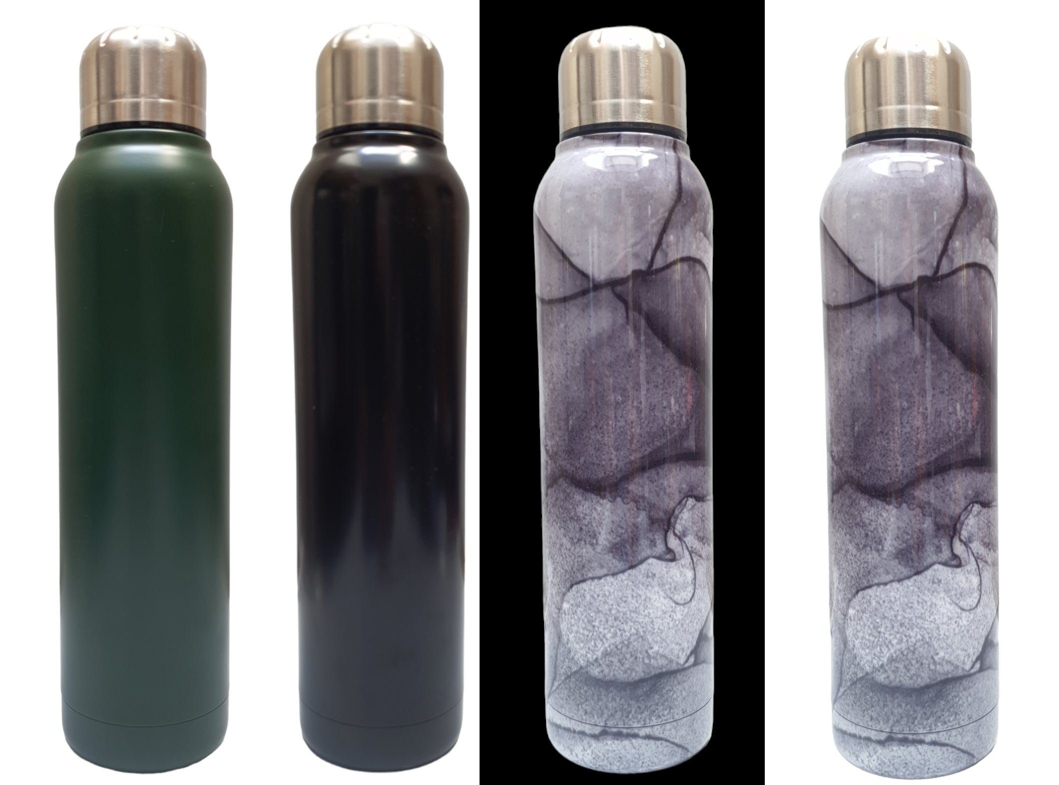 Spectrum Isolierflasche Sportflasche Isolierflasche Edelstahl 500 ml kalte Getränke dunkelgrün