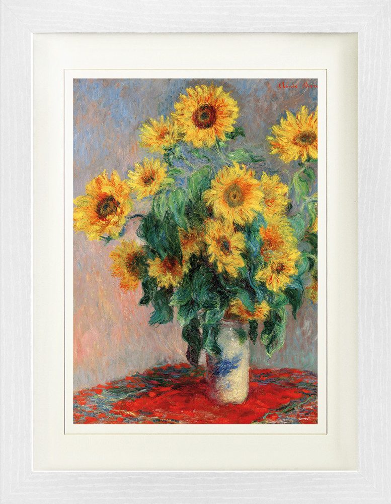 Kunstdruck Claude Monet Gerahmtes Bild Mit Edlem Passepartout