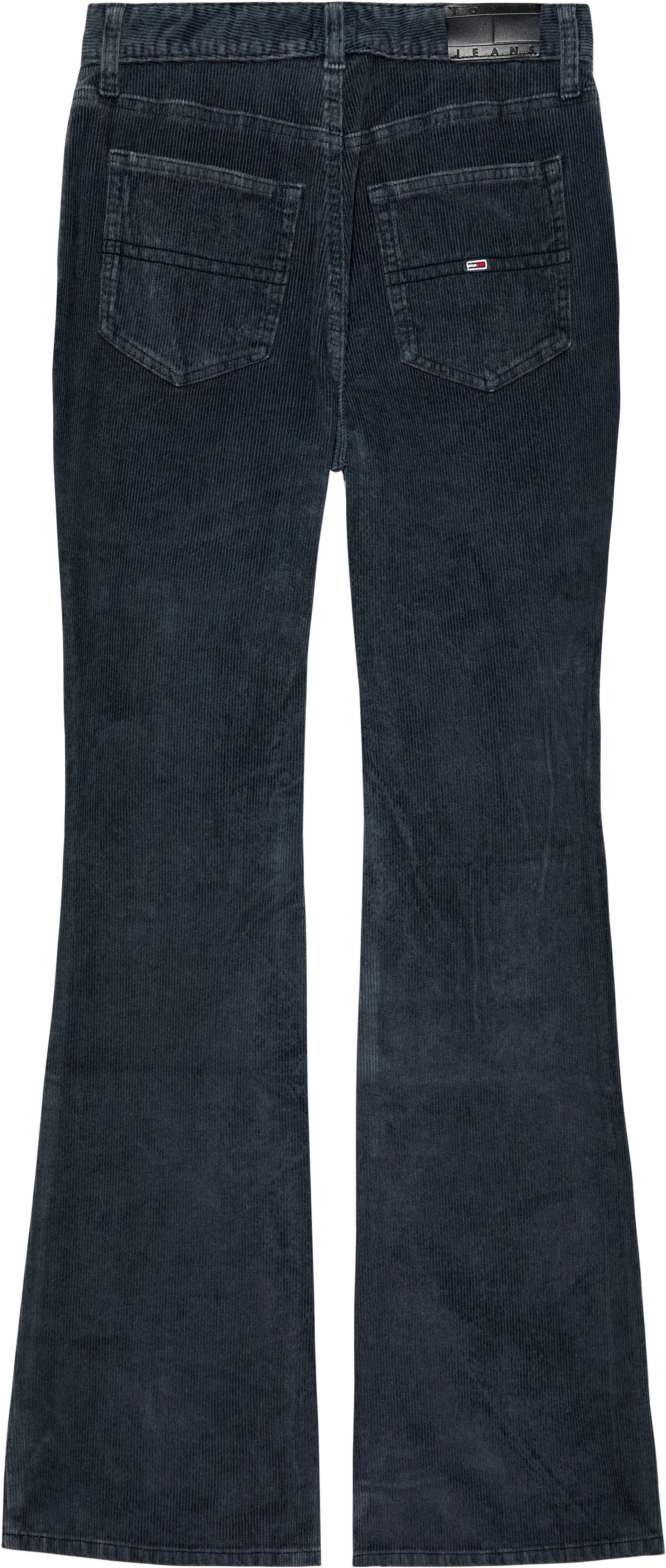 Tommy Jeans Schlaghose TJW SYLVIA HR FLARE WASHED CORD in dem Trendmaterial Cord