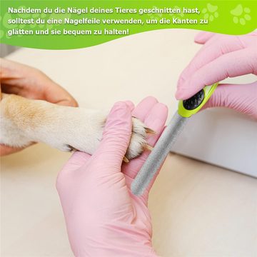 RefinedFlare Nagelknipser Krallenschleifer mit Nagelfeile, hochwertiger Katzenkrallenschneider