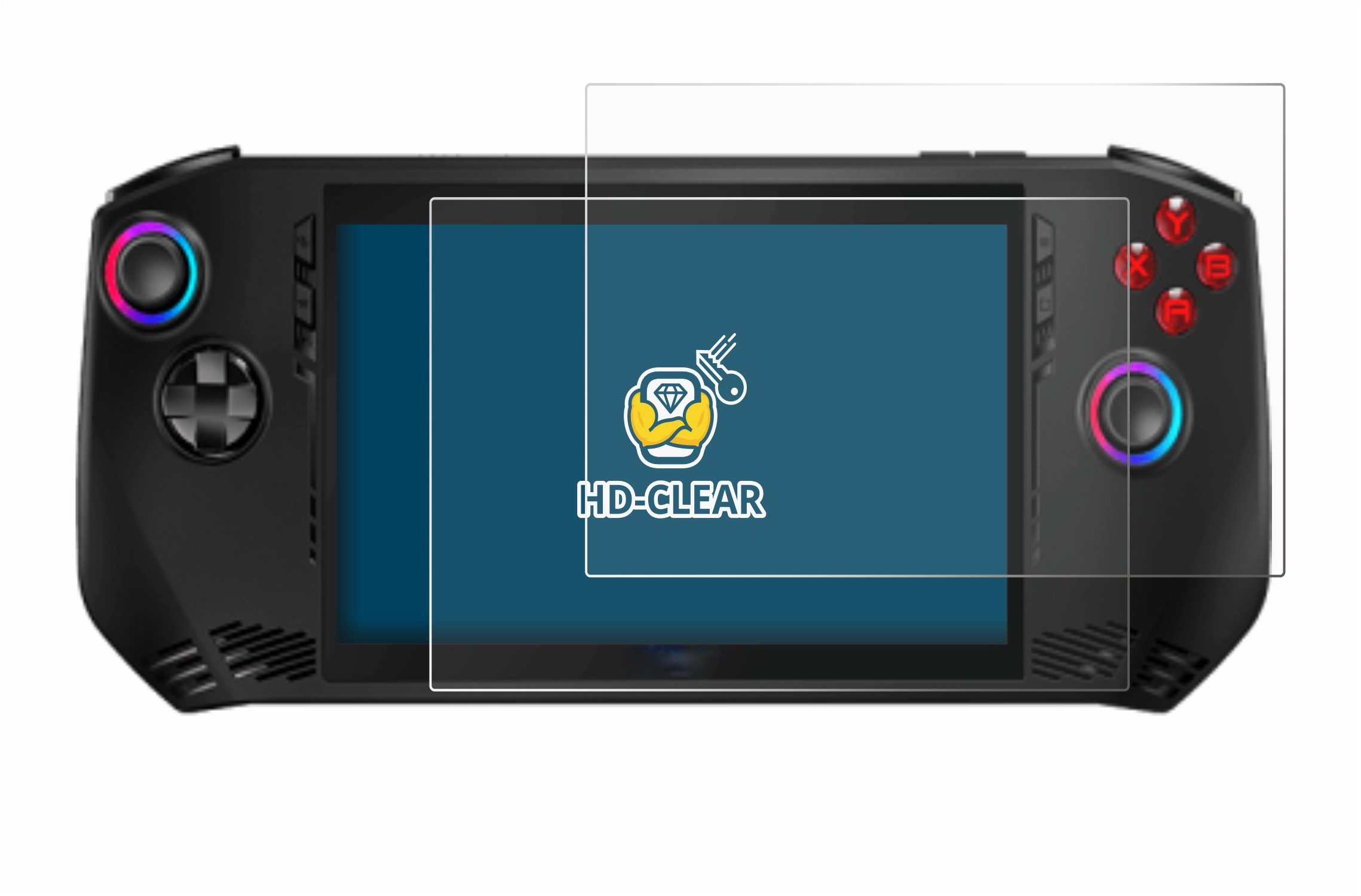 BROTECT Displayschutzfolie Schutzfolie für MSI Claw A1M, 2 Stück, Displayschutz Schutz Folie Klar Transparent